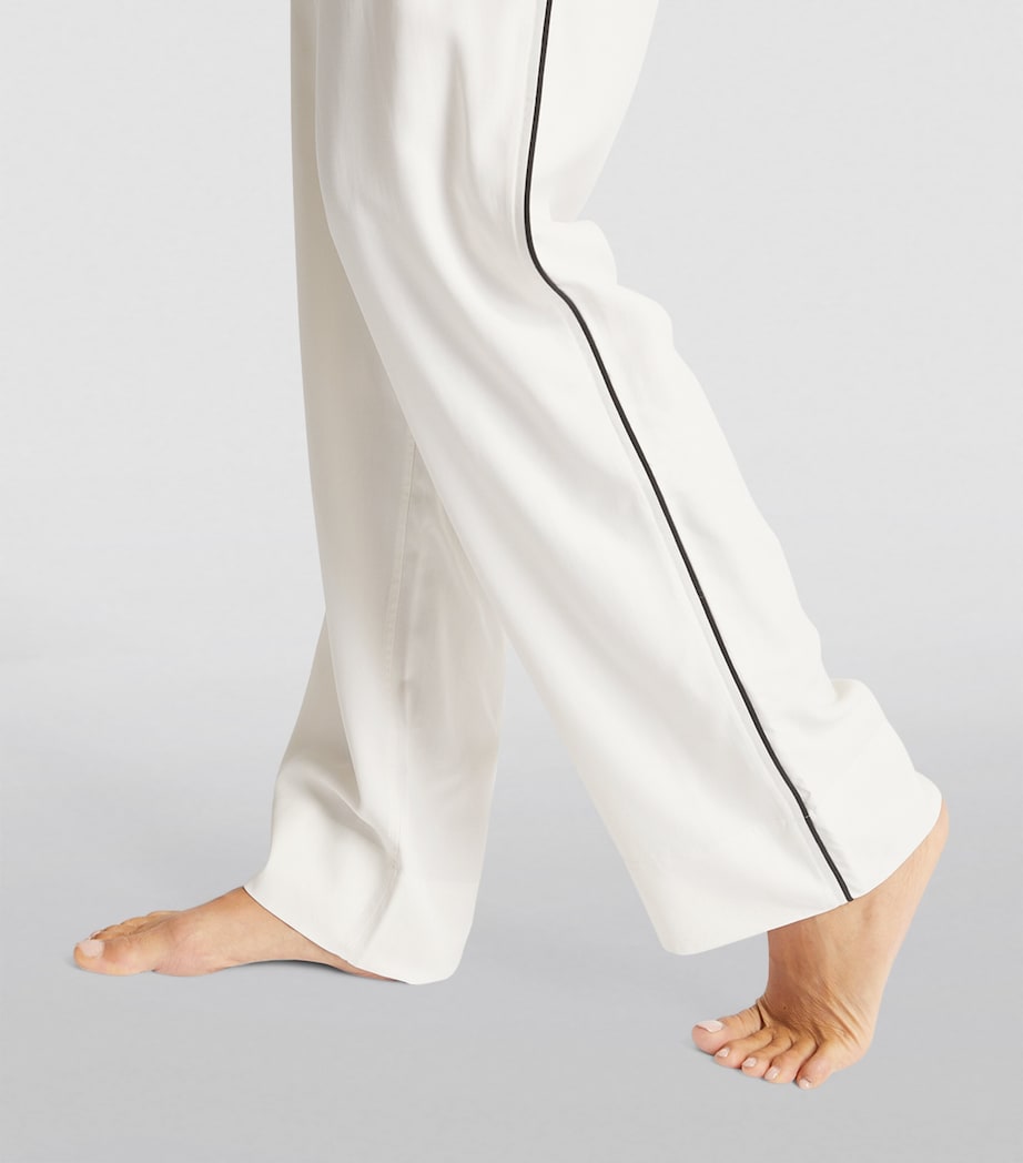 Silk Laurent Pyjama Set IVORY Image 6