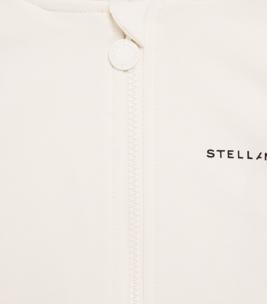 Stella McCartney Kids Organic Cotton Logo Hoodie (3-14 Years) Colour Image 3