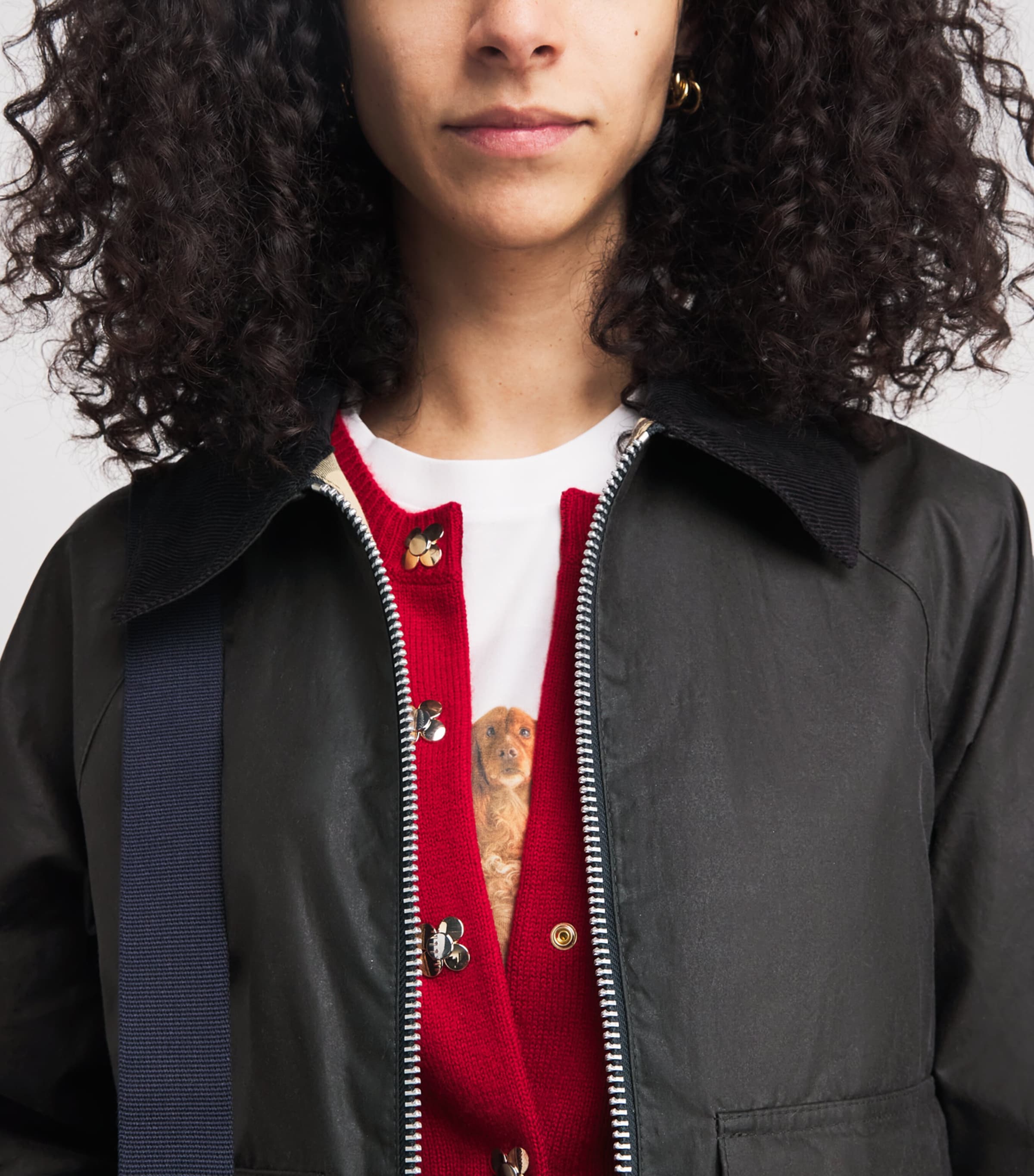 Waxed Marron Jacket GREY/DRESS Image 6