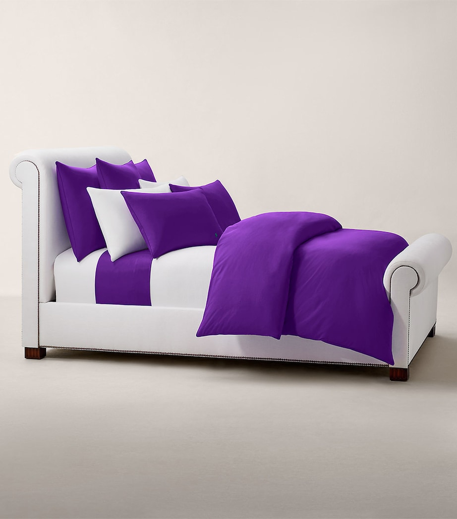 Ralph Lauren Home Cotton Polo Player Super King Fitted Sheet (180cm x 200cm) Chalet Image 1