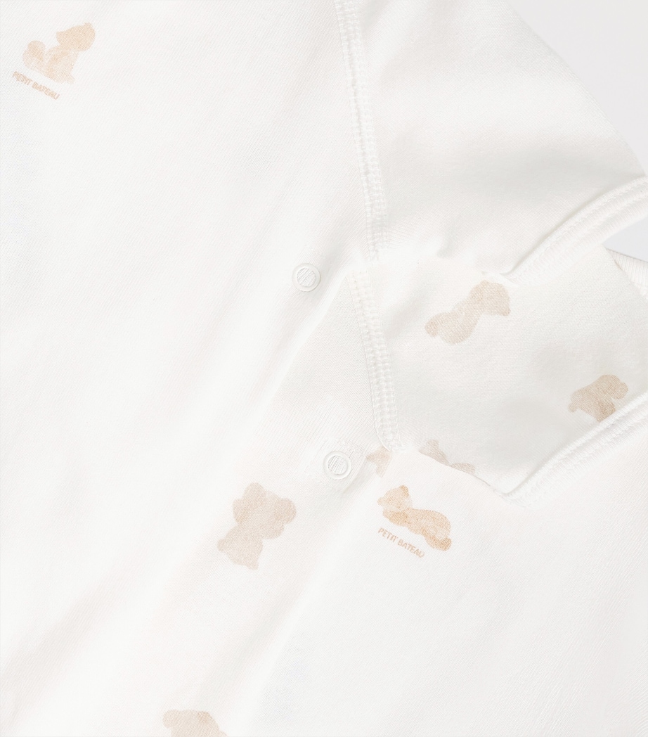 Petit Bateau Set of 3 Organic Cotton Bodysuits (1-12 Months) Variante Image 4