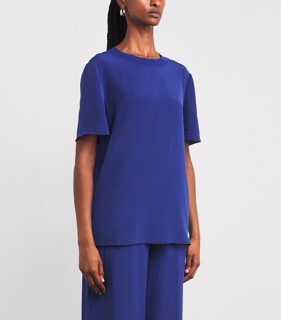 Silk Rubin T-Shirt COBALT Image 3