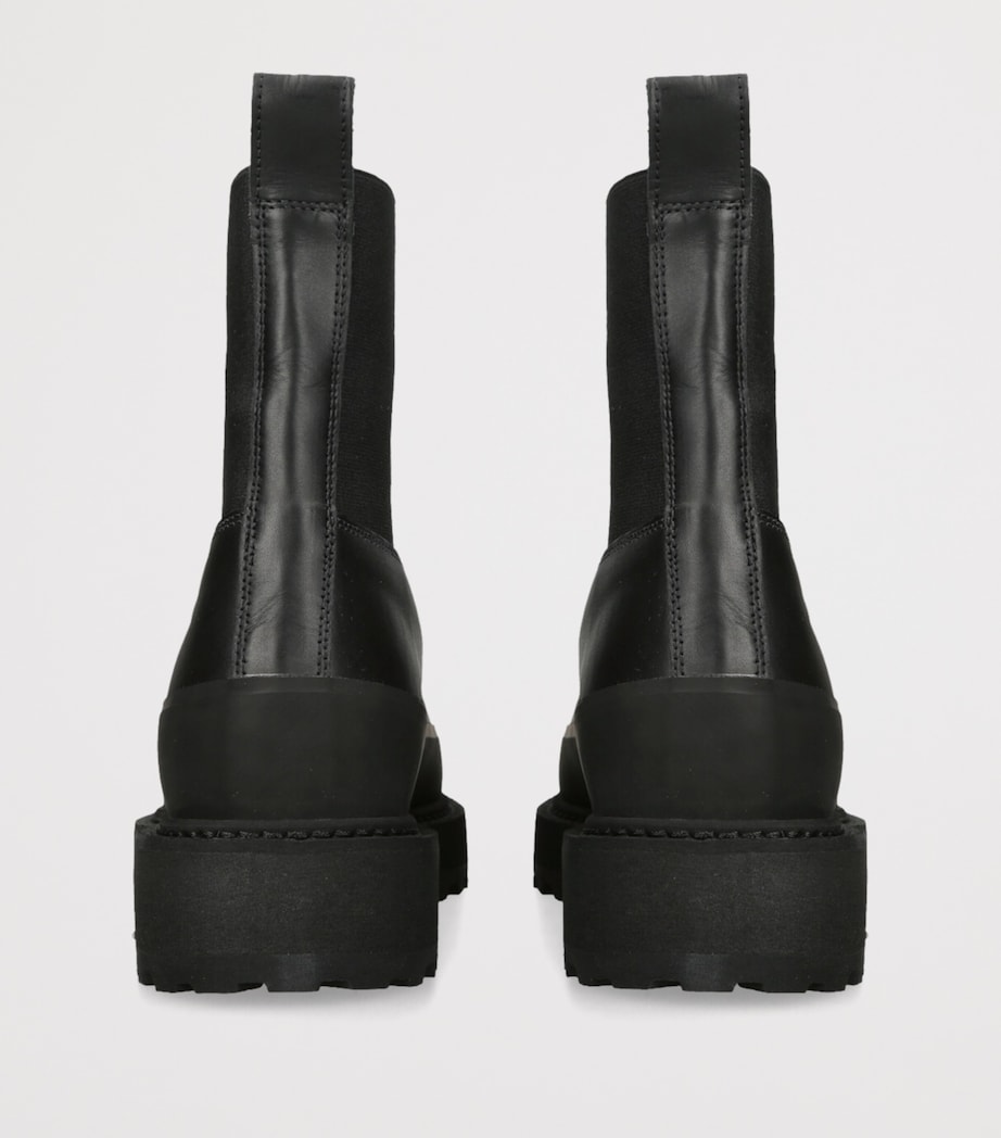 Leather Dolomite Chelsea Boots 25 BLACK Image 2