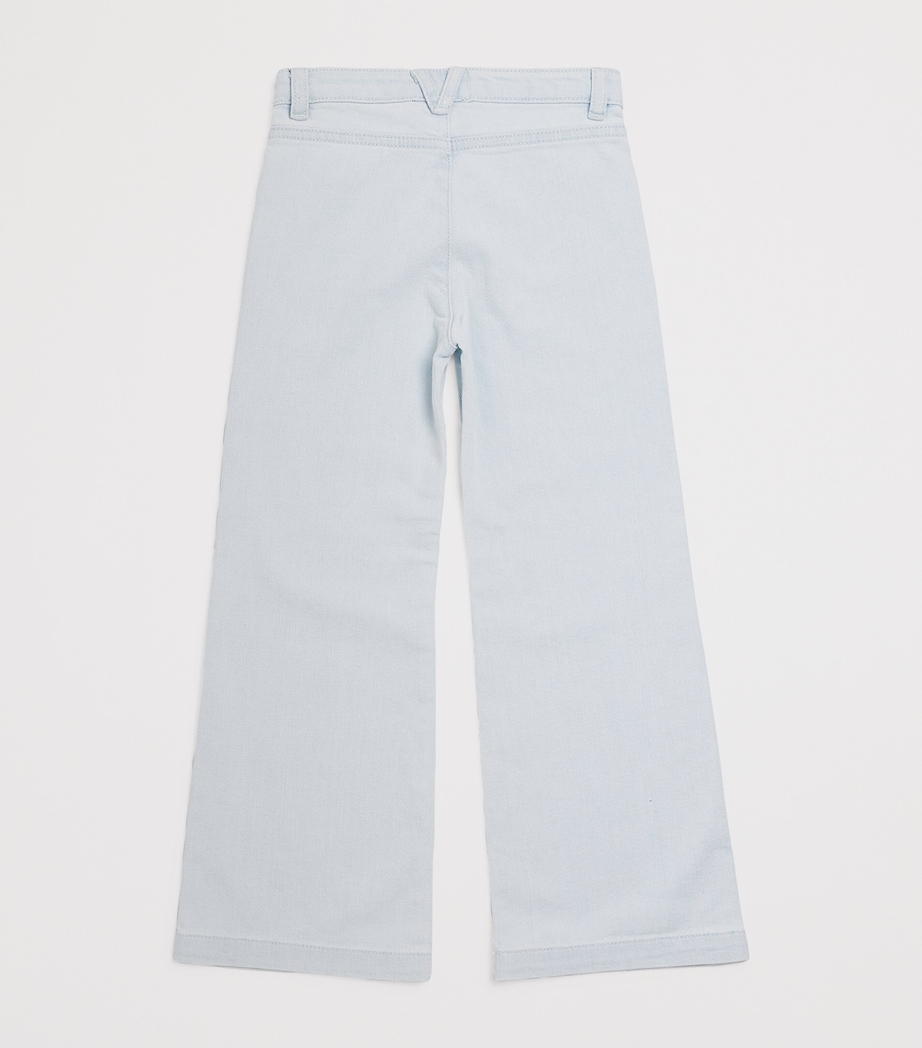 Embroidered Seashell Jeans (6-14 Years) 1D190-LIGHT BLUE Image 2