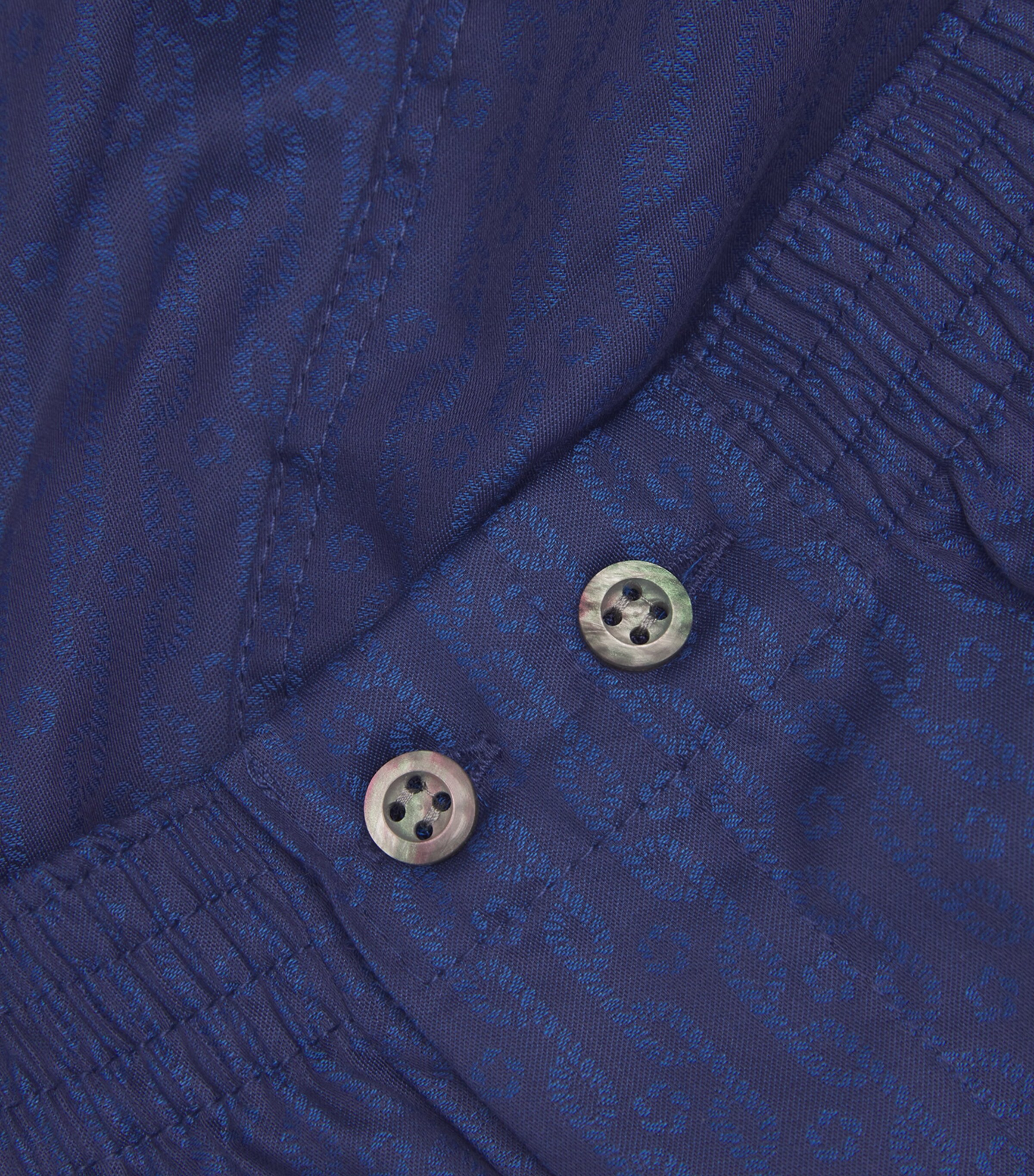 Derek Rose Mens Cotton Printed Boxer Shorts Navy Image 5