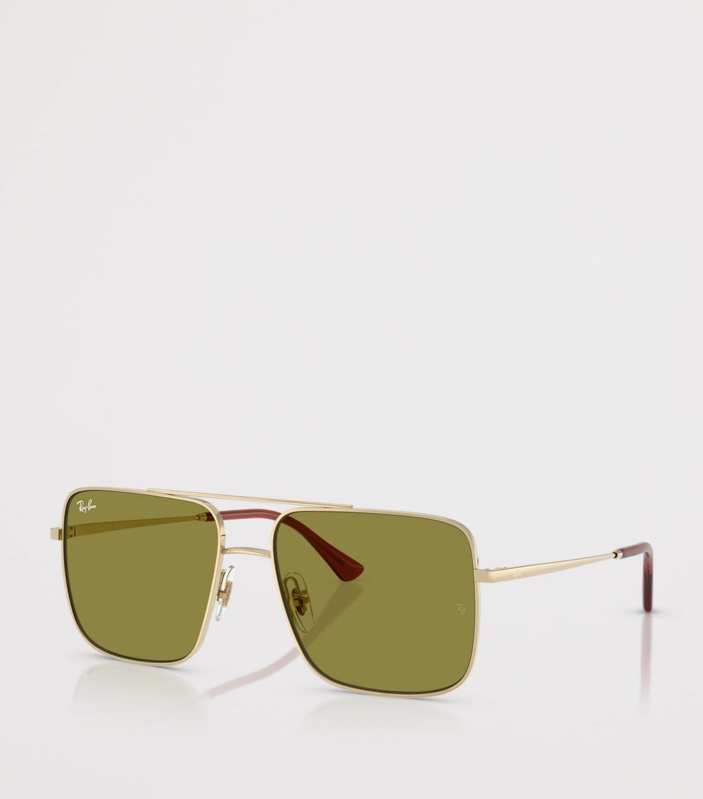 Ray-Ban RB3758 Ari Bio-Based Square Sunglasses Gold Image 2