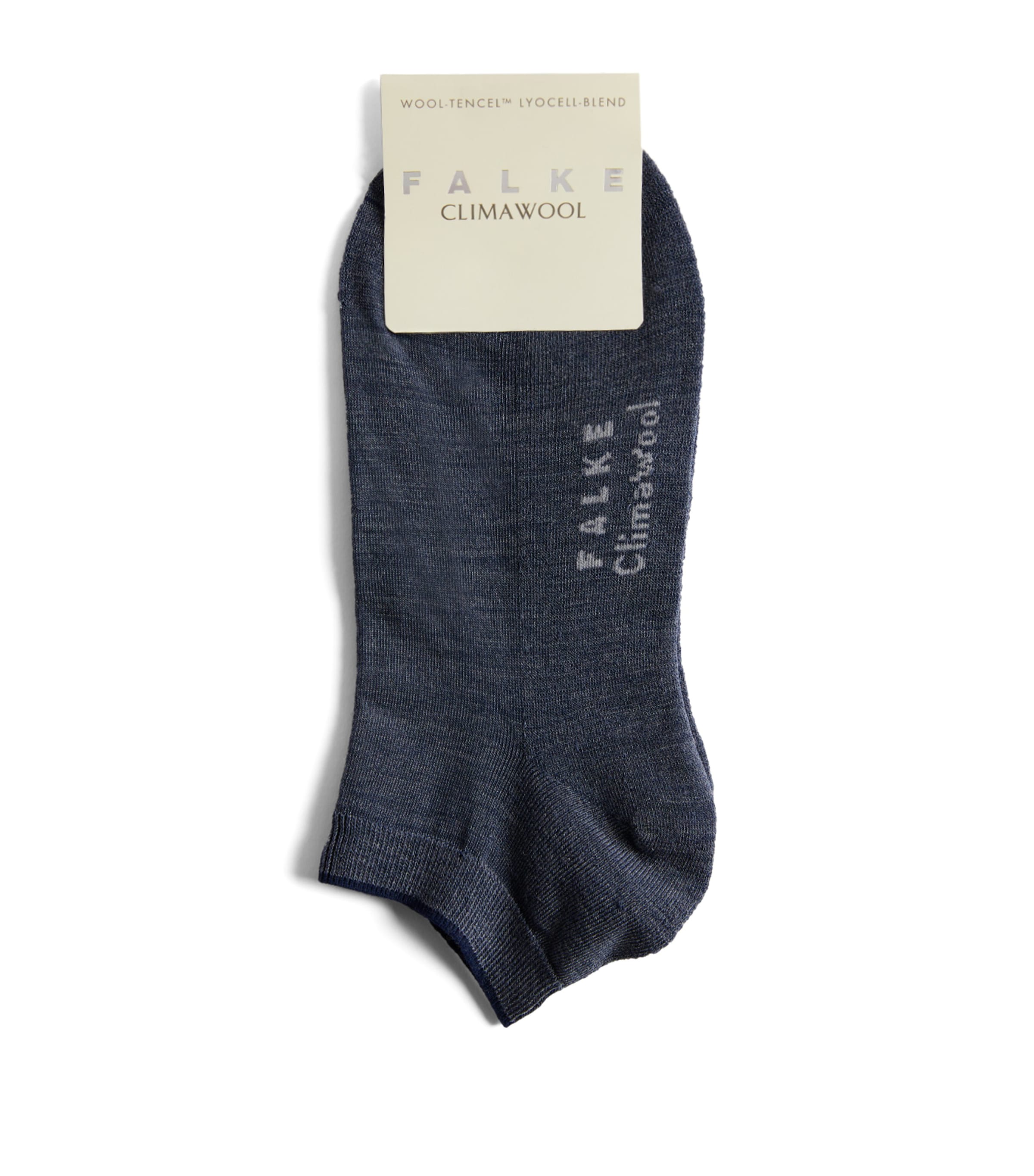 Falke Climawool Ankle Socks In Navy