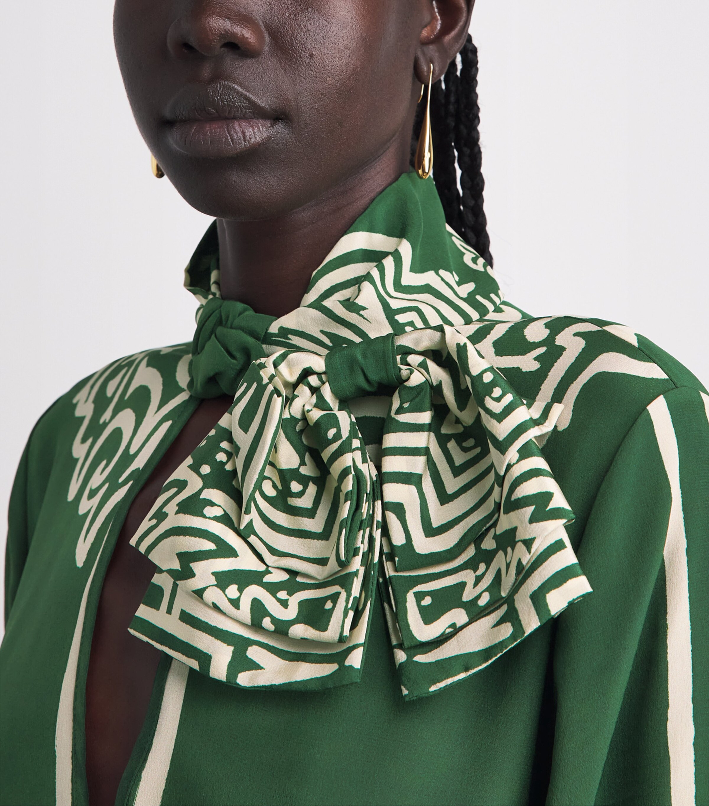 johanna ortiz dress green Offical The Windborne Woman Tunic Cutout dress