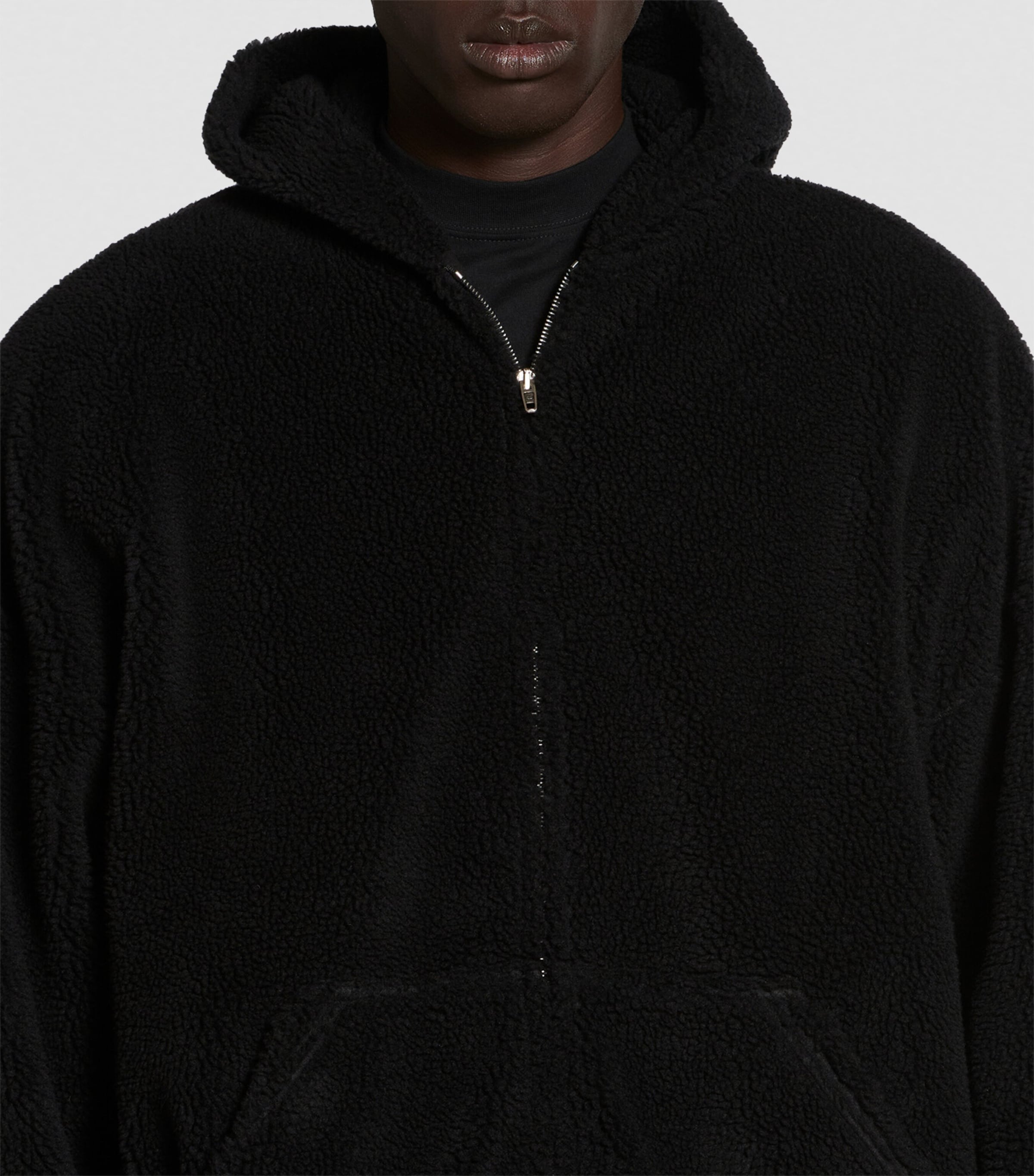VIP【関税送料無料】希少 Balenciaga Fleece hooded sweatshirt Balenciaga Large Fit Hoodie - Hoodies - BeyondStyle