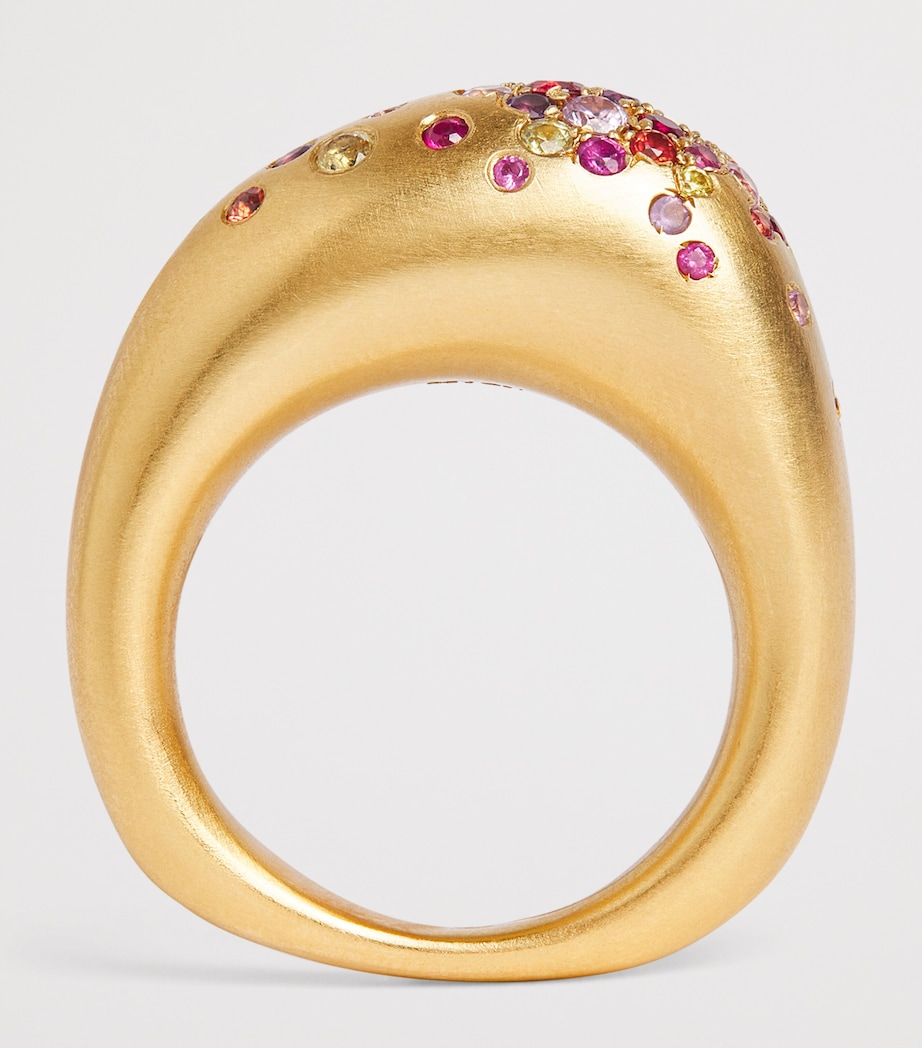 Yellow Gold and Sapphire My Muse Urban Summer Nights Ring YELLOW GOLD Image 3