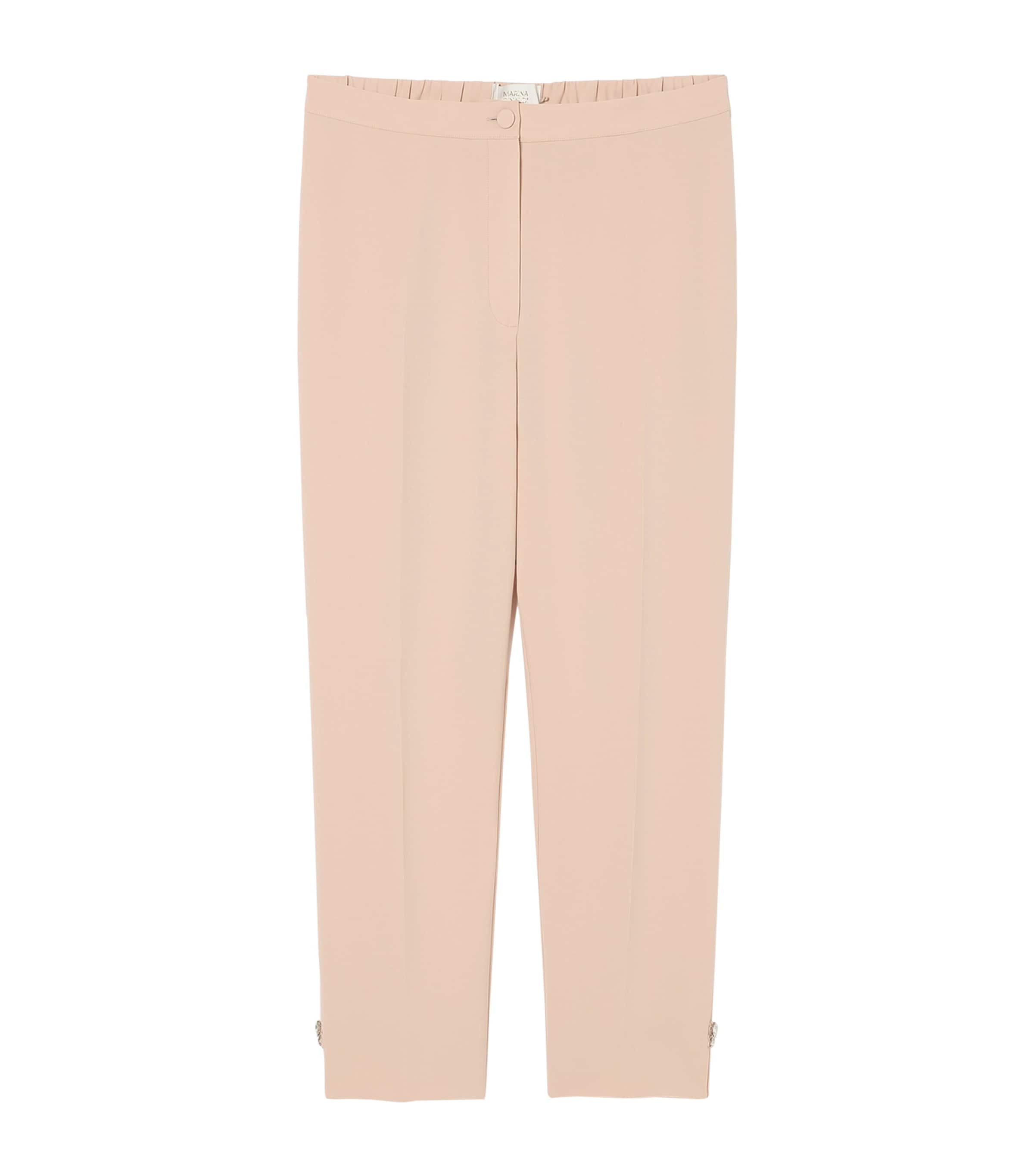 Marina Rinaldi Womens Cady Trousers Skin Image 1