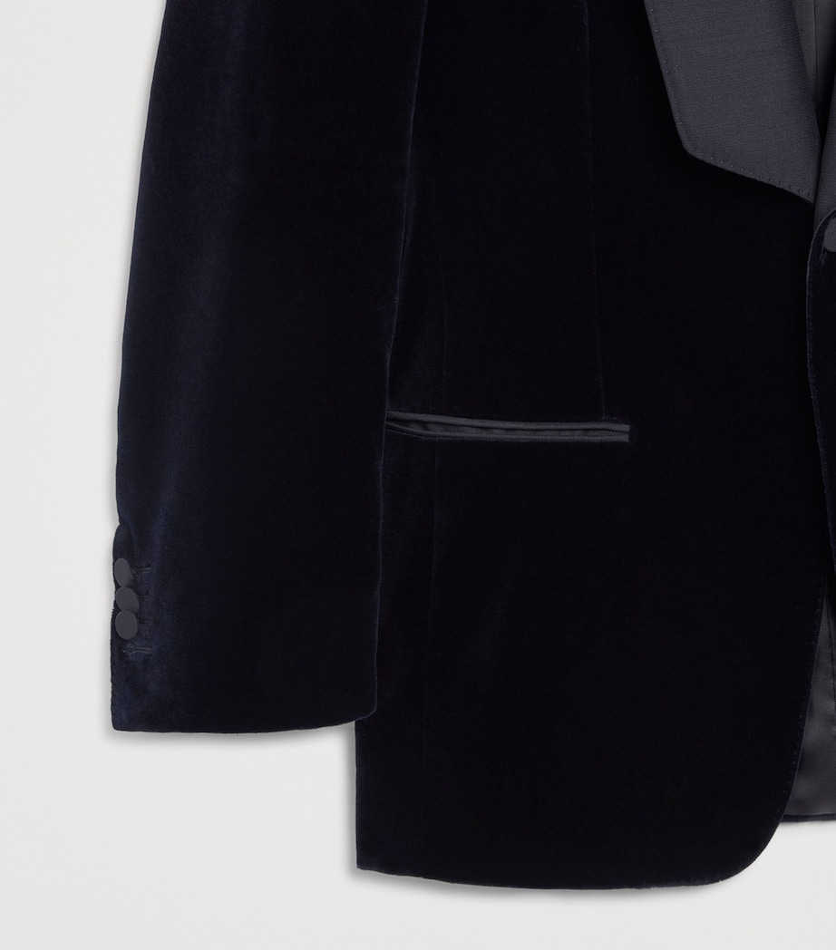 Velvet Evening Suit Jacket 403MIDNIGHT BLUE Image 7