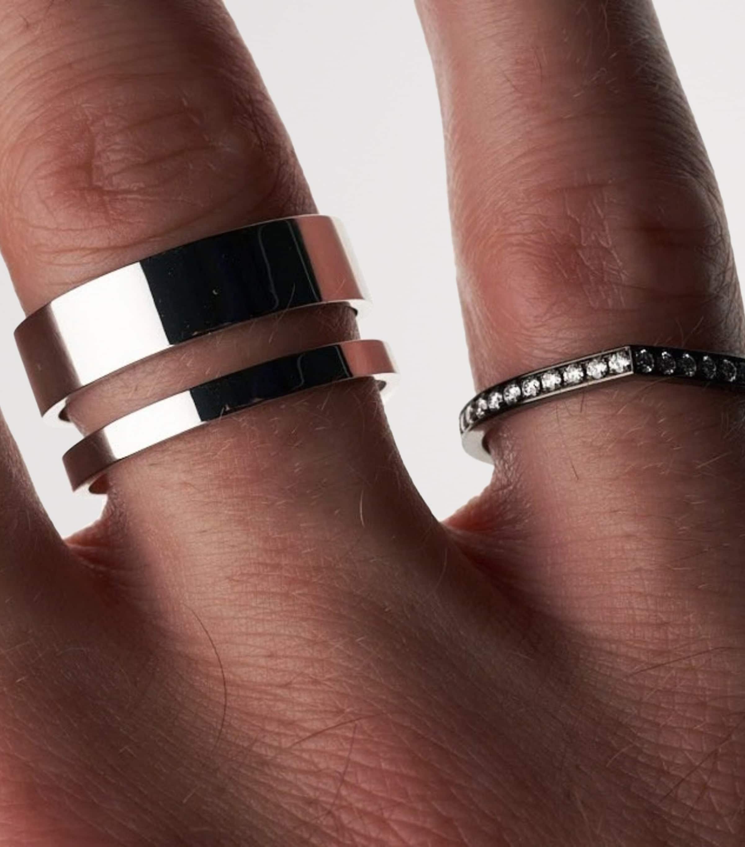 Repossi Berbere 2-Band Berbere Ring White Gold Image 2