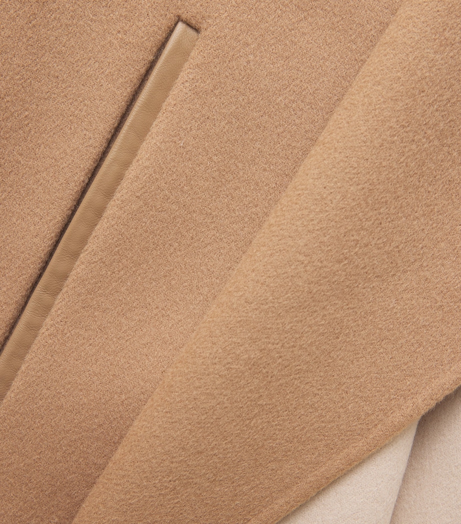Wool Mai-CN Wrap Coat LIGHT CAMEL-TRENCH Image 5