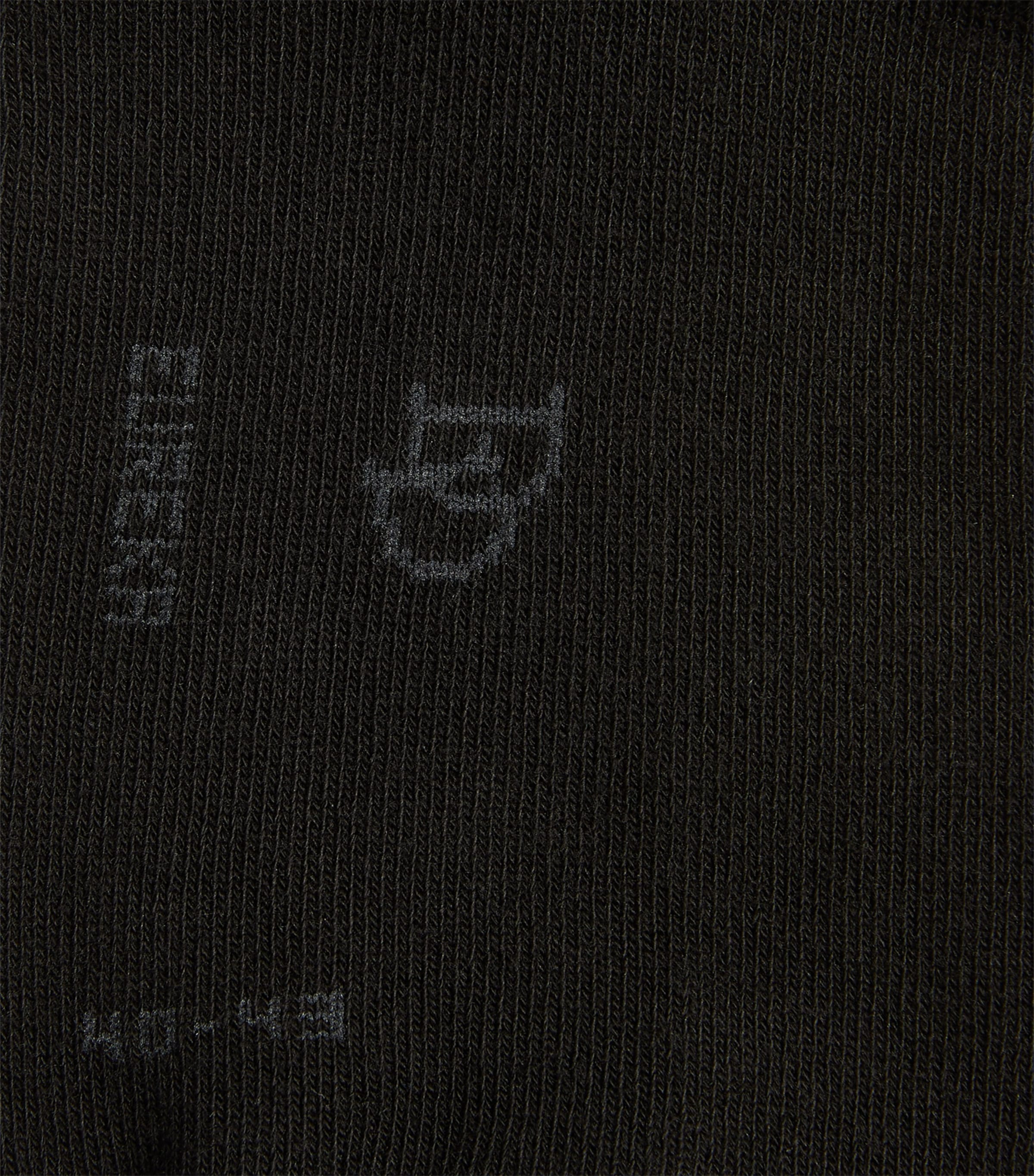 Eureka Egyptian Cotton Socks BLACK Image 2