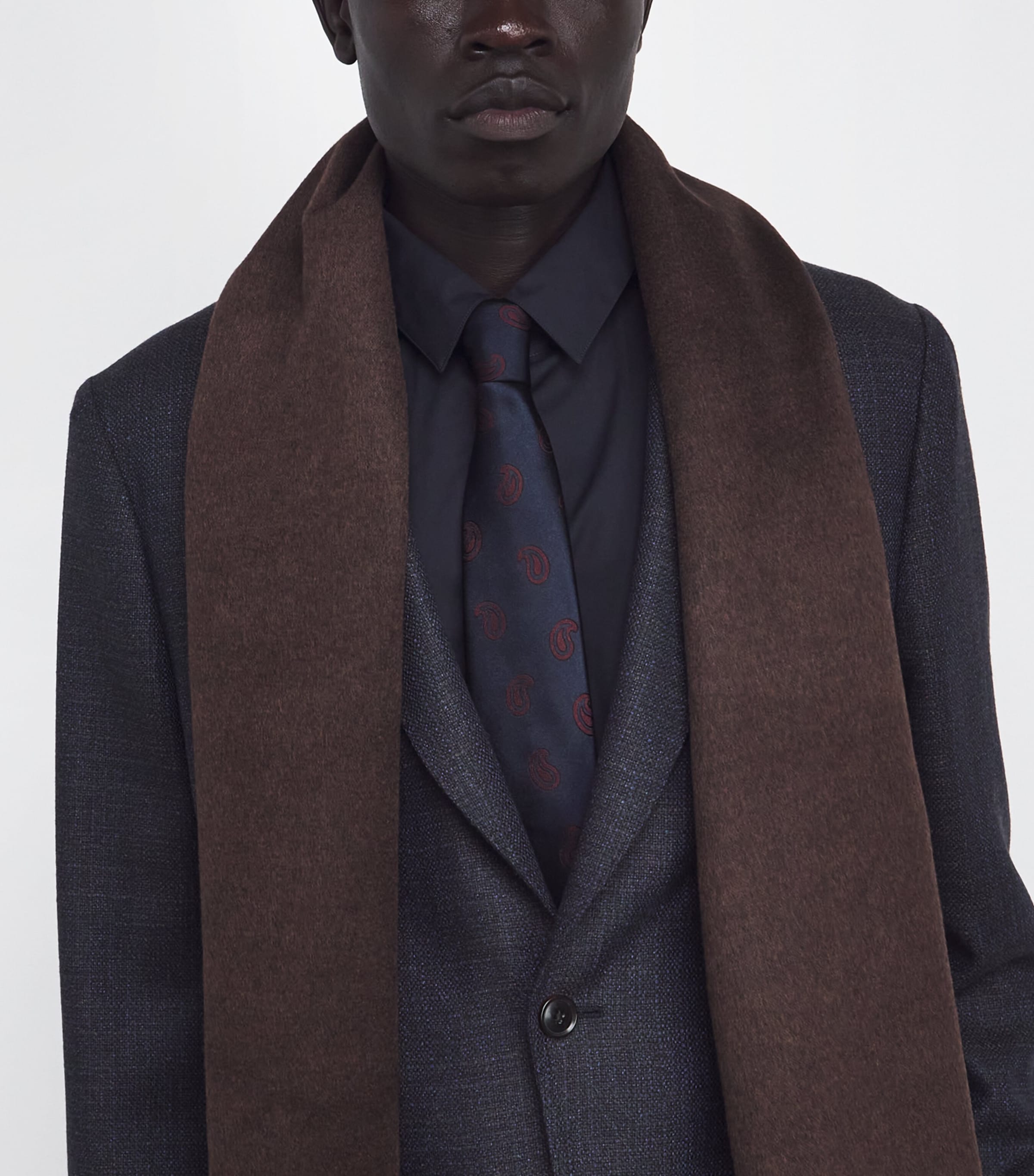 Silk Paisley Jacquard Tie FB159 Image 2