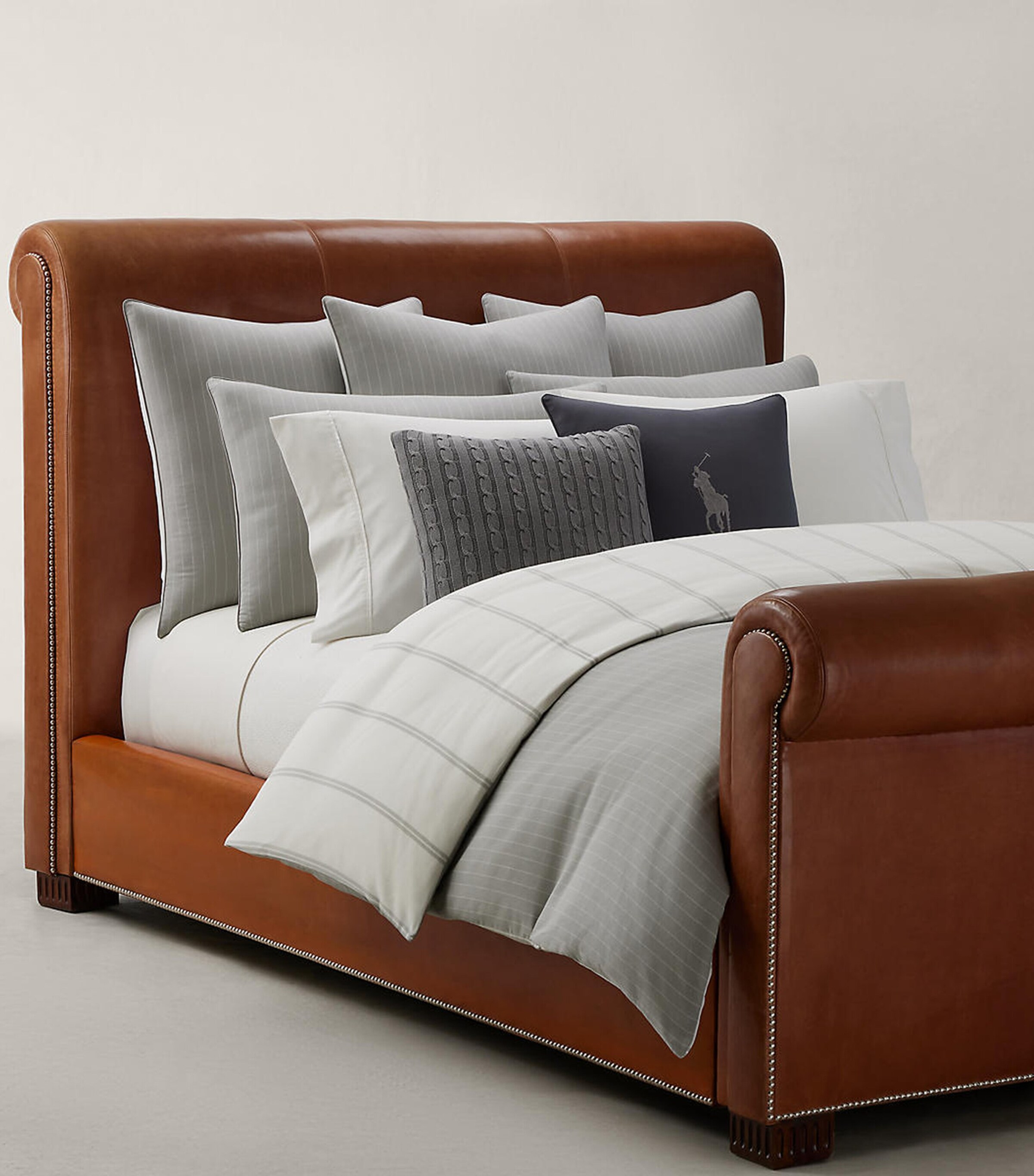Ralph Lauren Home Cotton Kerrigan Standard Oxford Pillowcase (50cm x 75cm) Andover Image 5