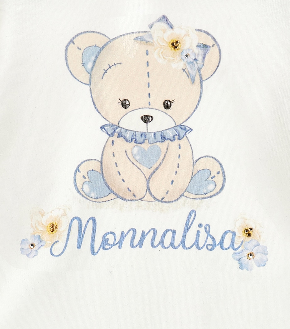 Cotton Teddy Bear Top (6-36 Months) PANNA+CELESTE Image 3