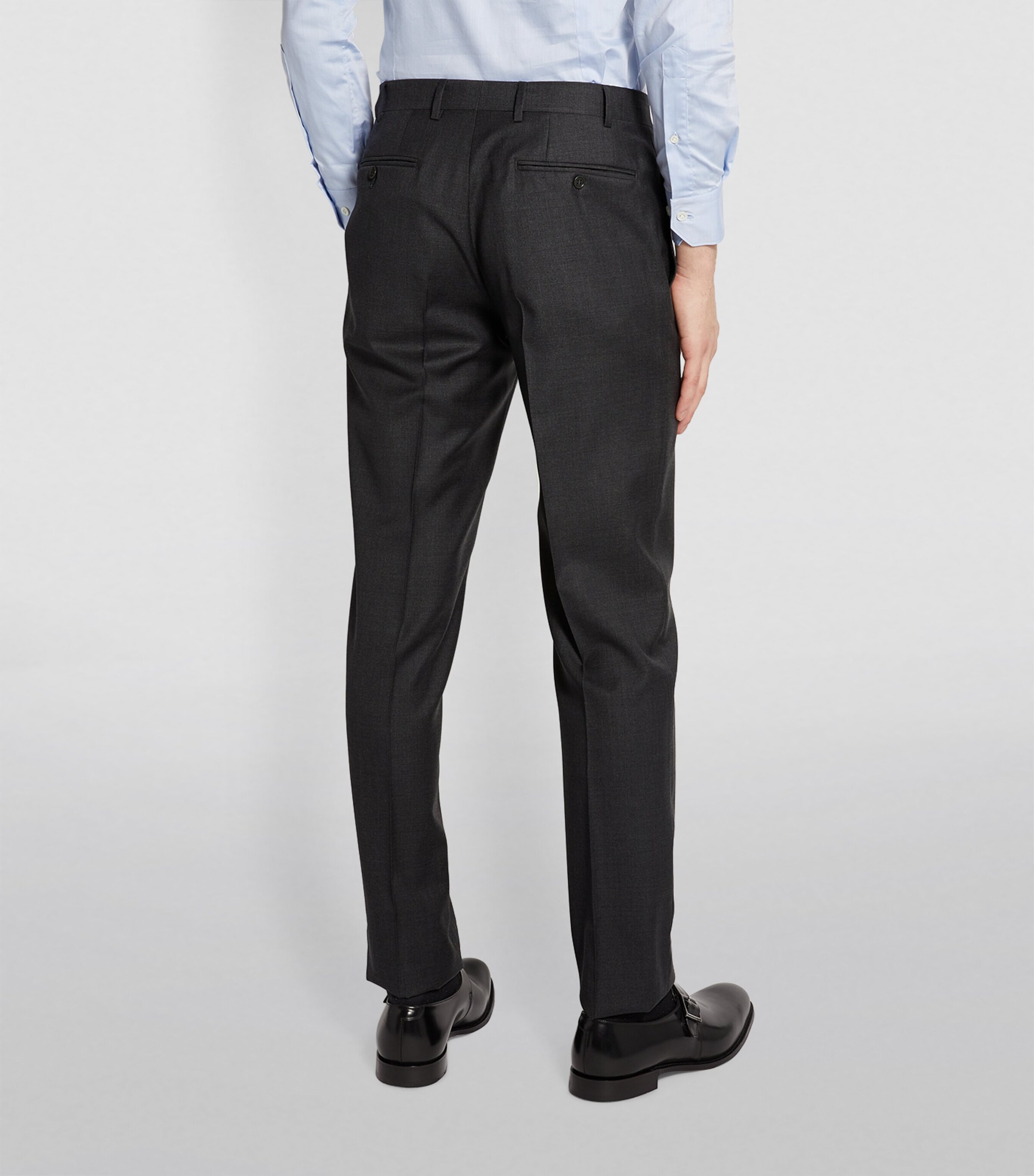 Wool 2-Piece Suit 12- DK GRY Image 14