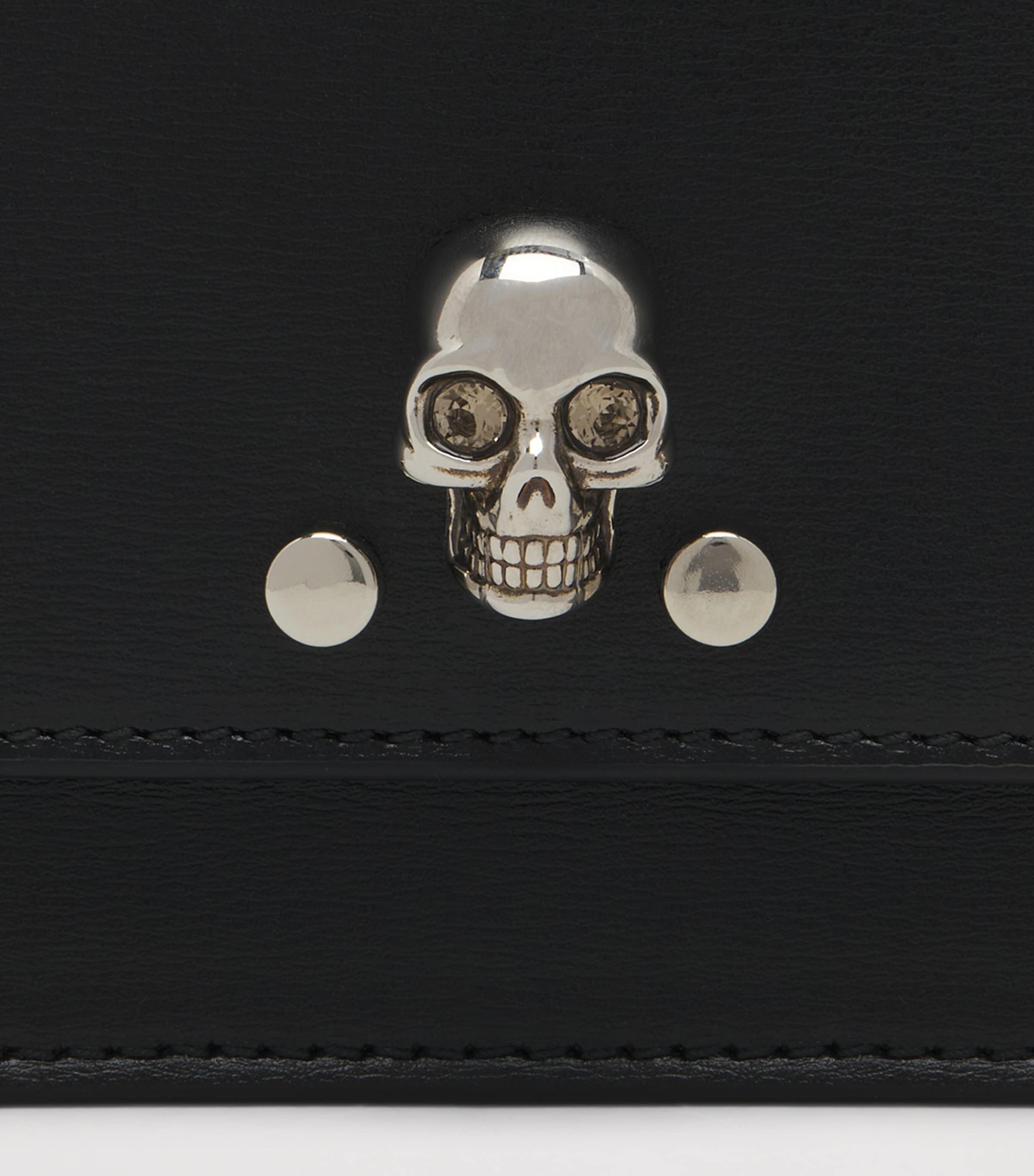 Small Leather Skull Cross-Body Bag 1000 Image 7
