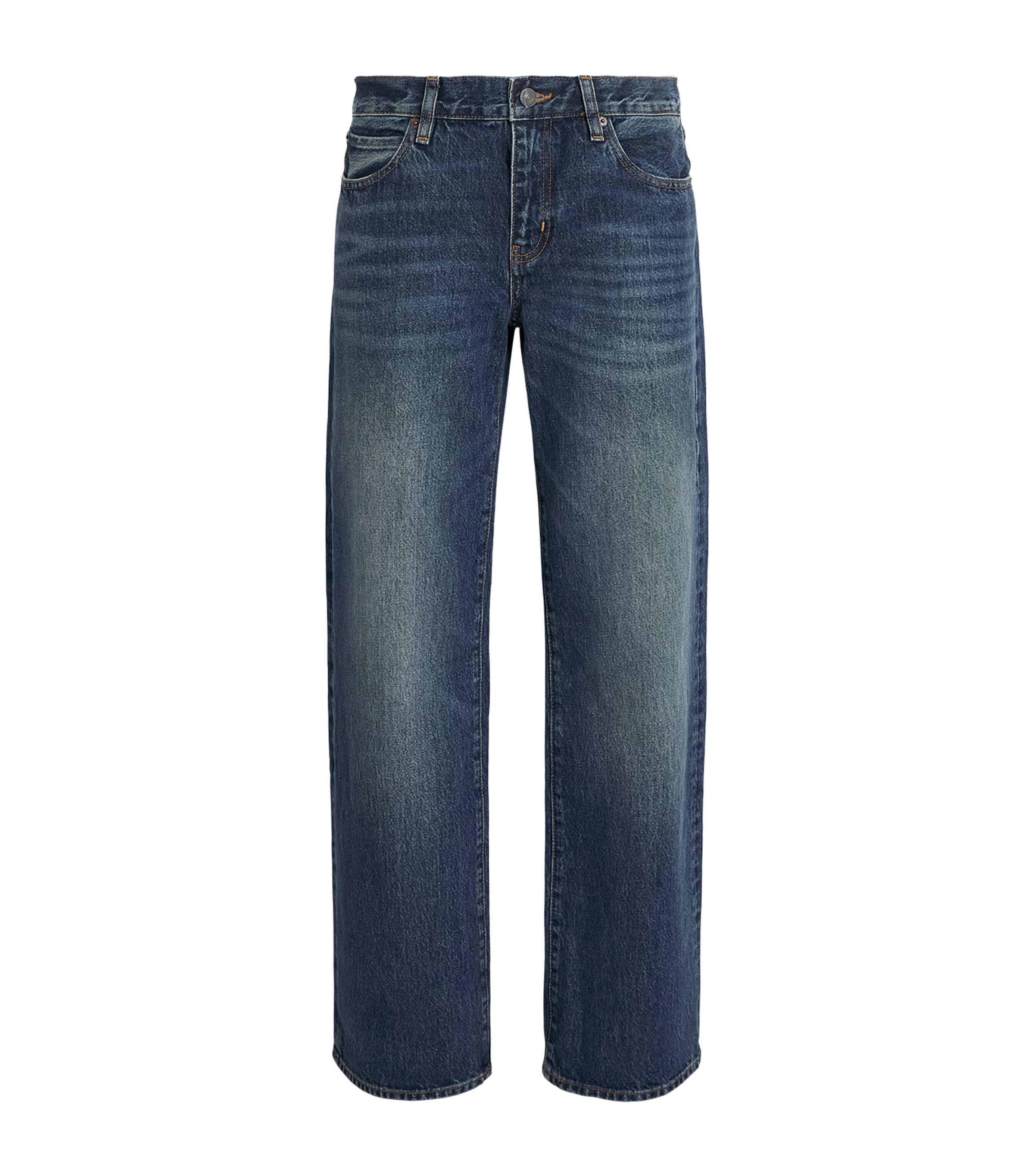 FRAME Womens The Saturday Straight Jeans Ember Image 1