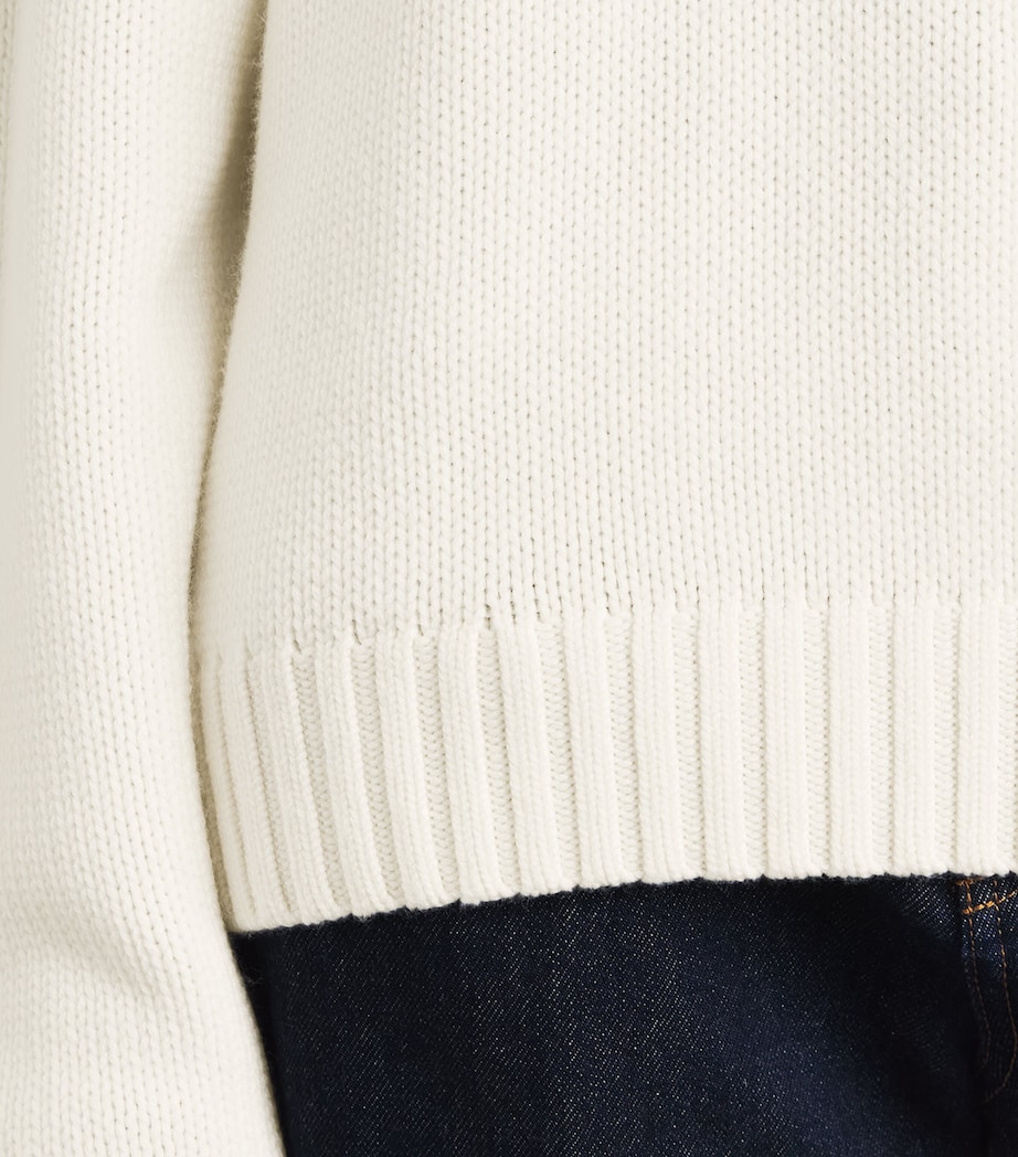 Khaite Womens Cashmere Mae Sweater Glaze Image 3