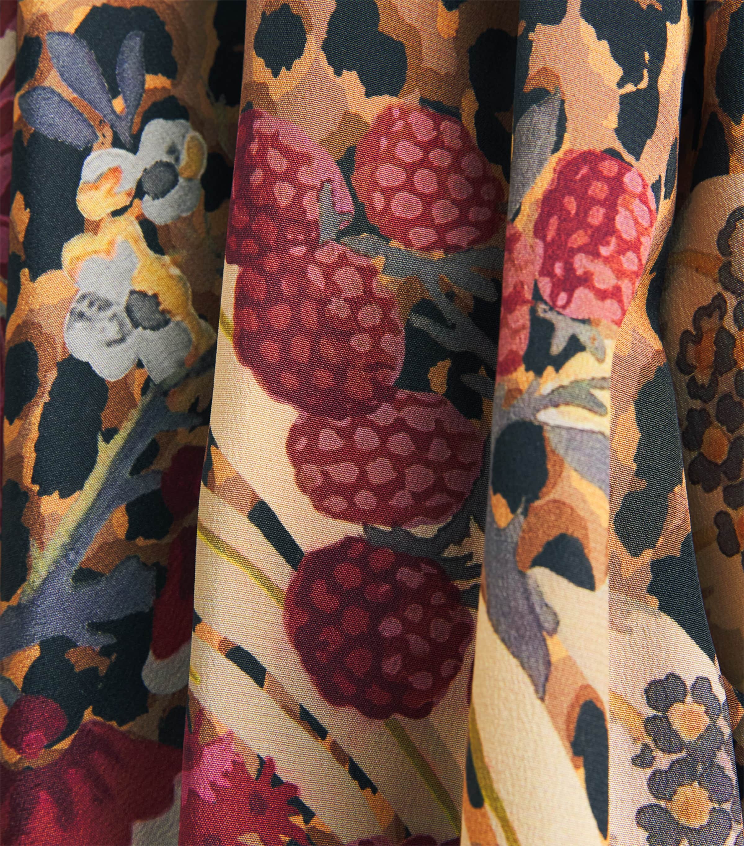 Etro Womens Silk Animal Paisley-Detail Shirt Burgundy Image 6