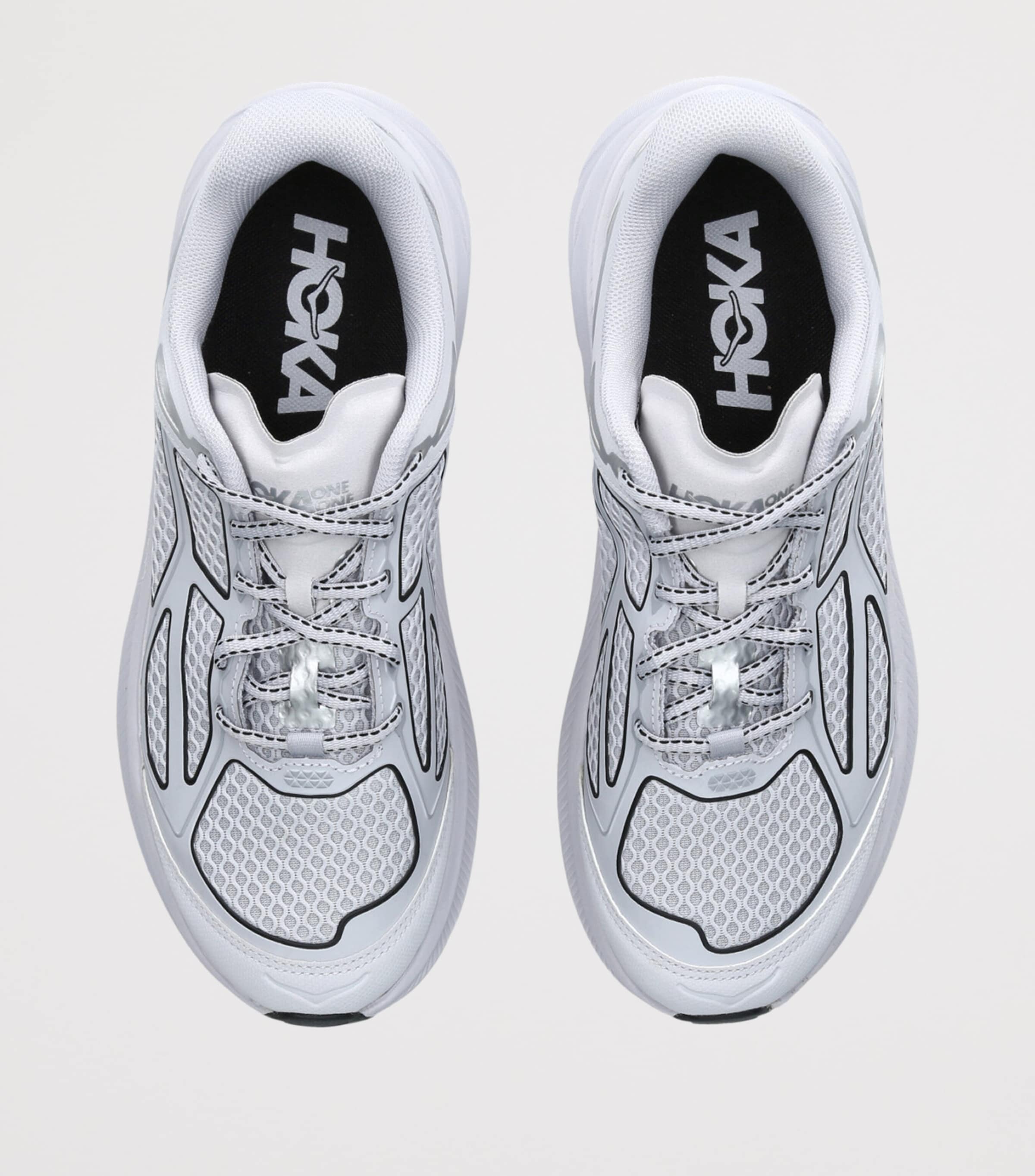 Hoka Mens Clifton One9 Sneakers Grey Image 4