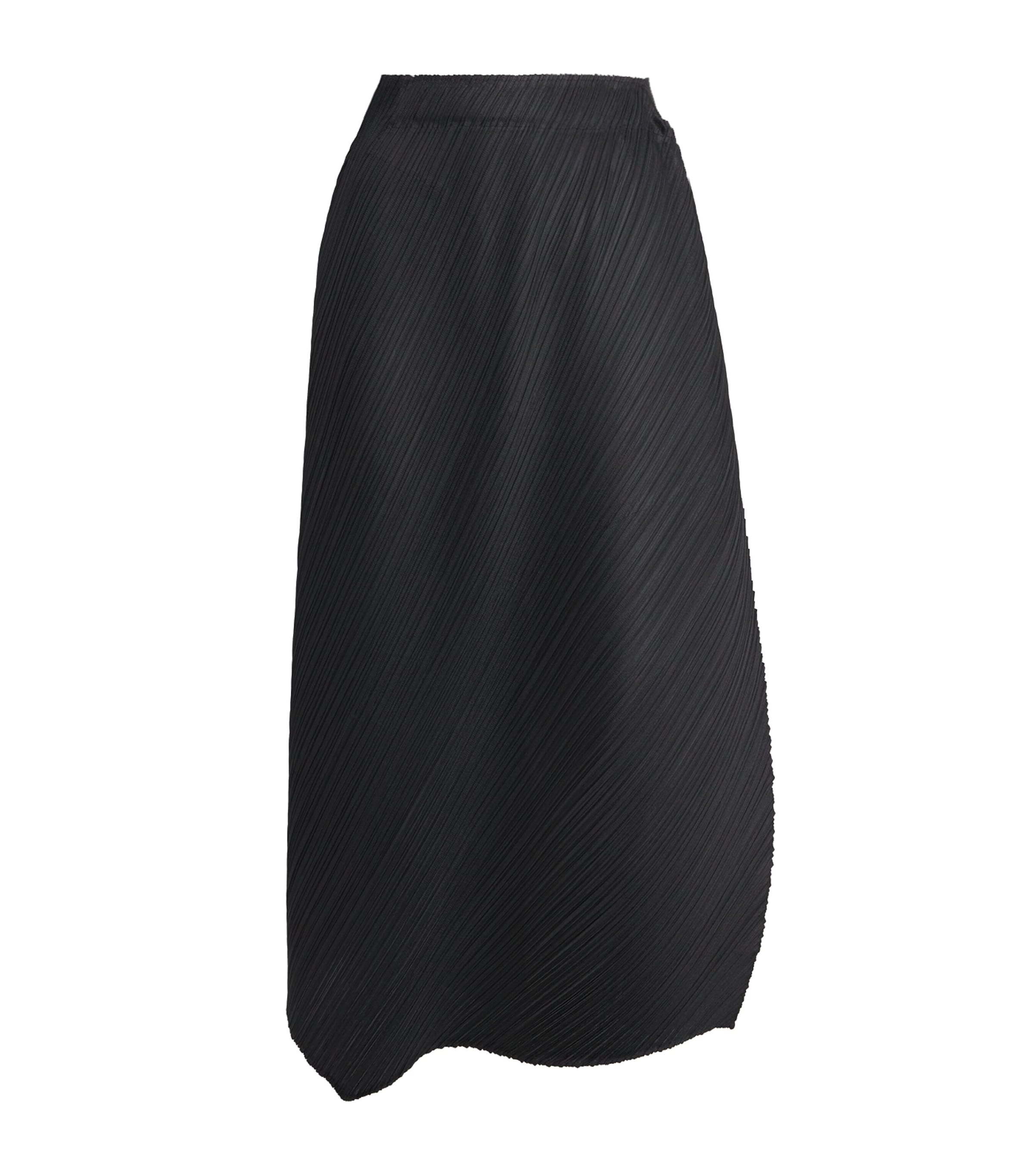 SWING Midi Skirt BLACK Image 1
