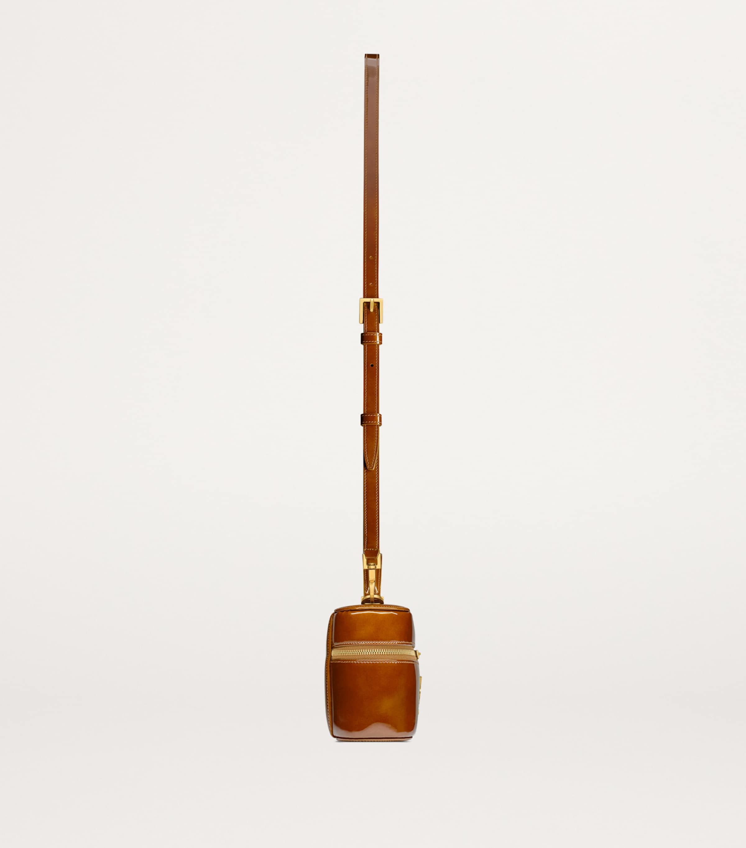 Mini Patent Leather Gaby Top-Handle Bag 2175 Image 5