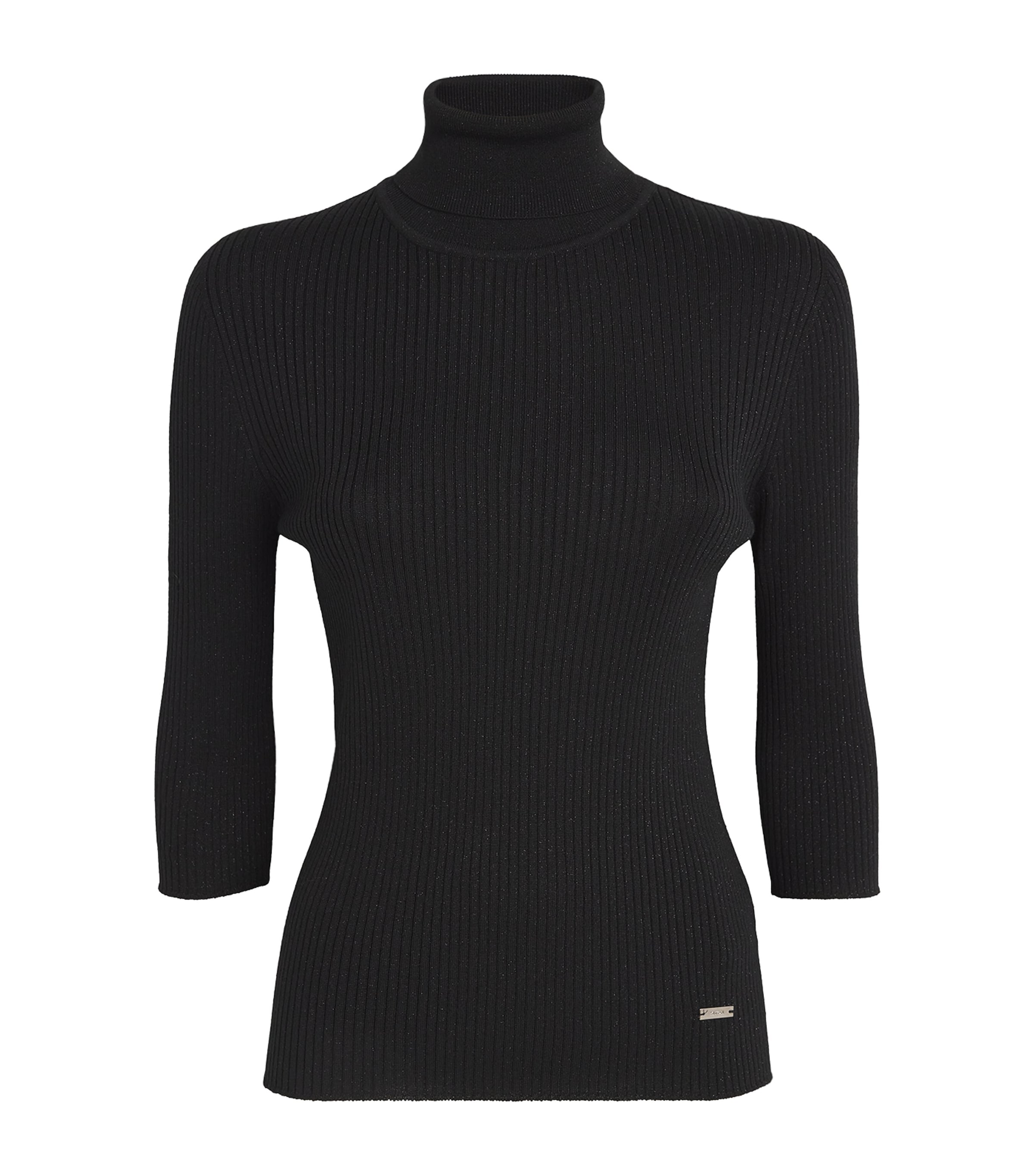 Wool-Blend Rollneck Sweater BLACK/BLACK Image 1