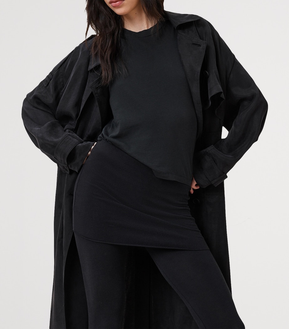 Organic Cotton-Blend Raffi Leggings BLACK Image 7