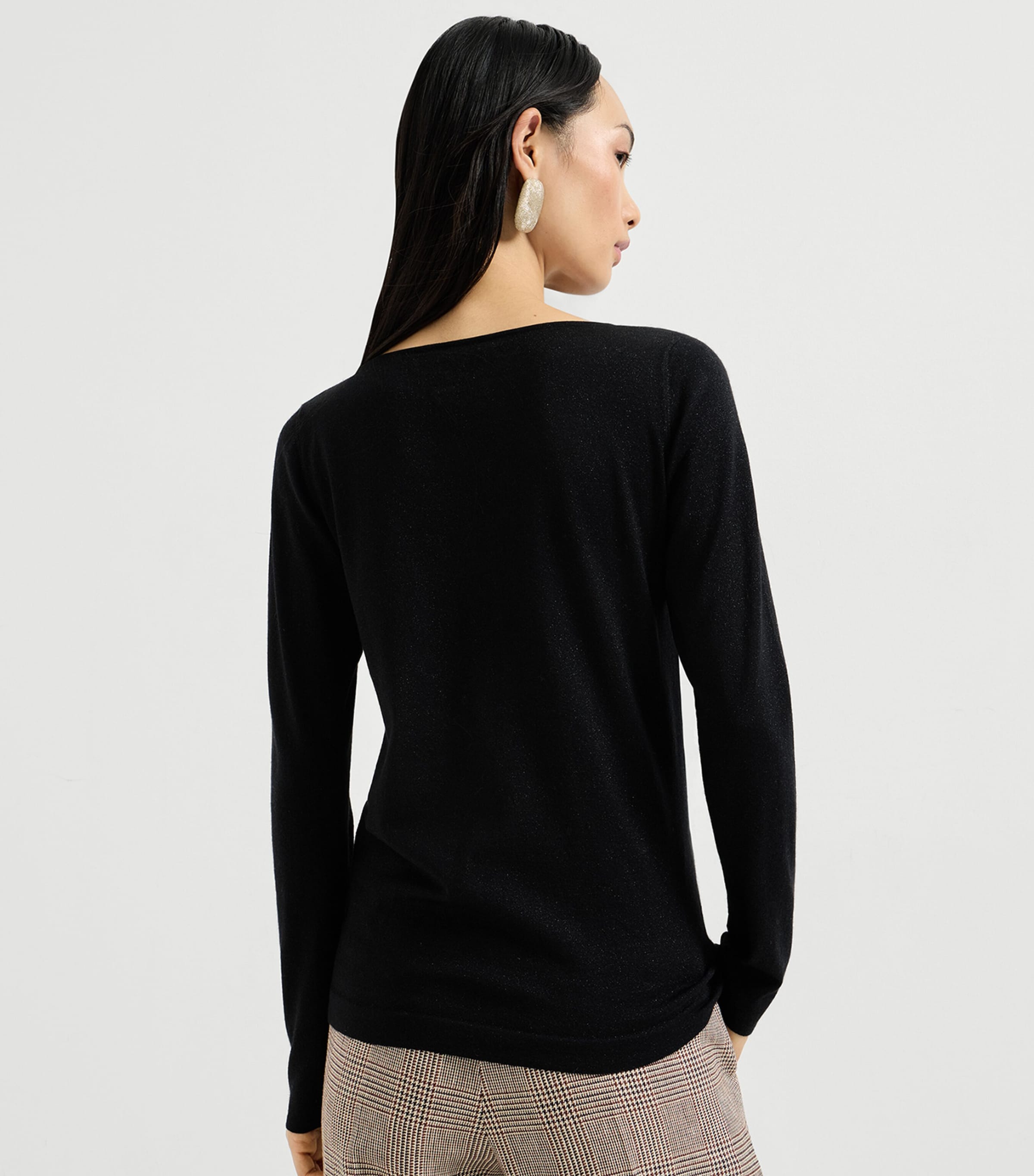 Brunello Cucinelli Womens Cashmere-Silk-Blend Sweater Image 5
