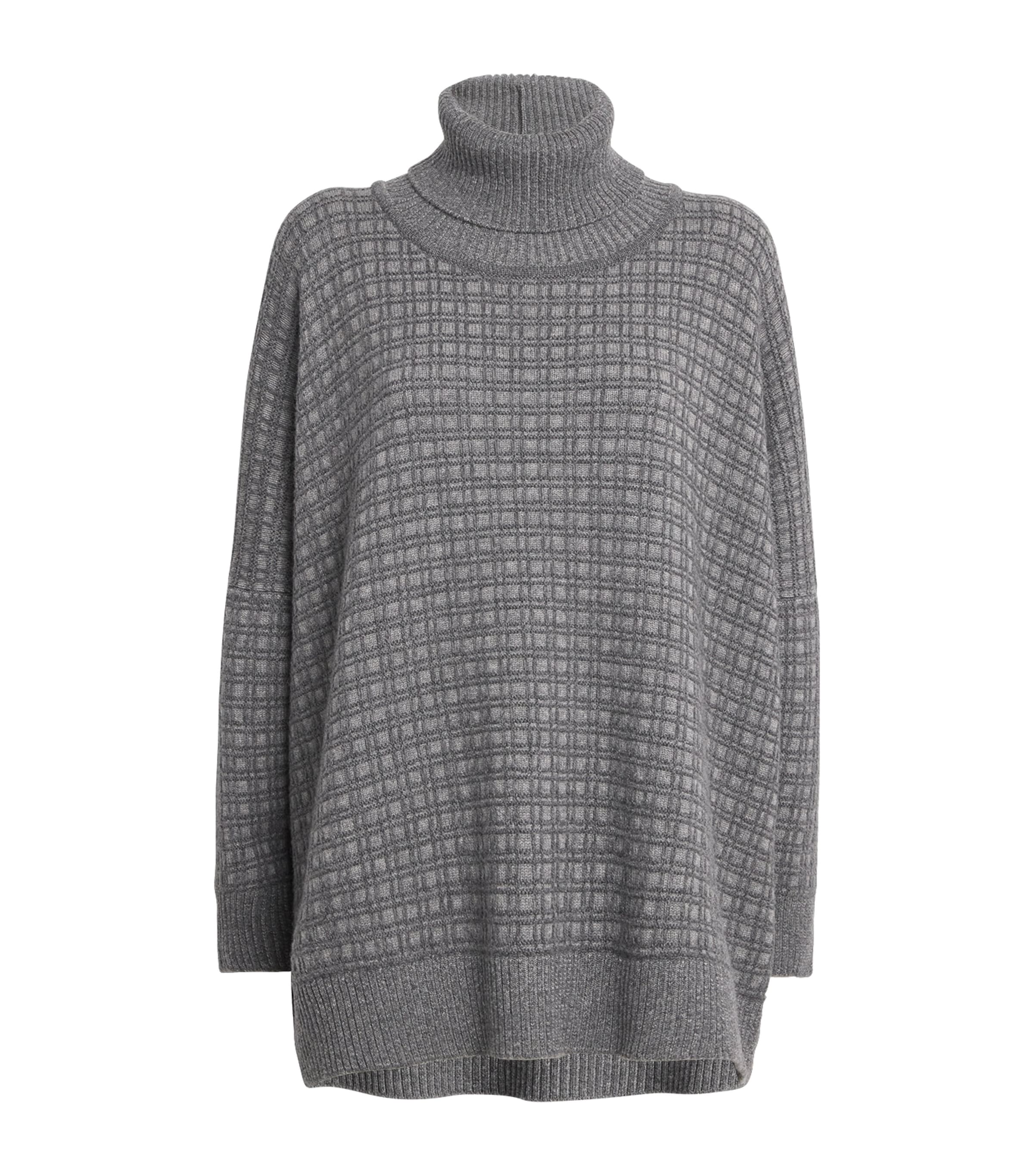 Eskandar Cashmere Rollneck Sweater In Gray