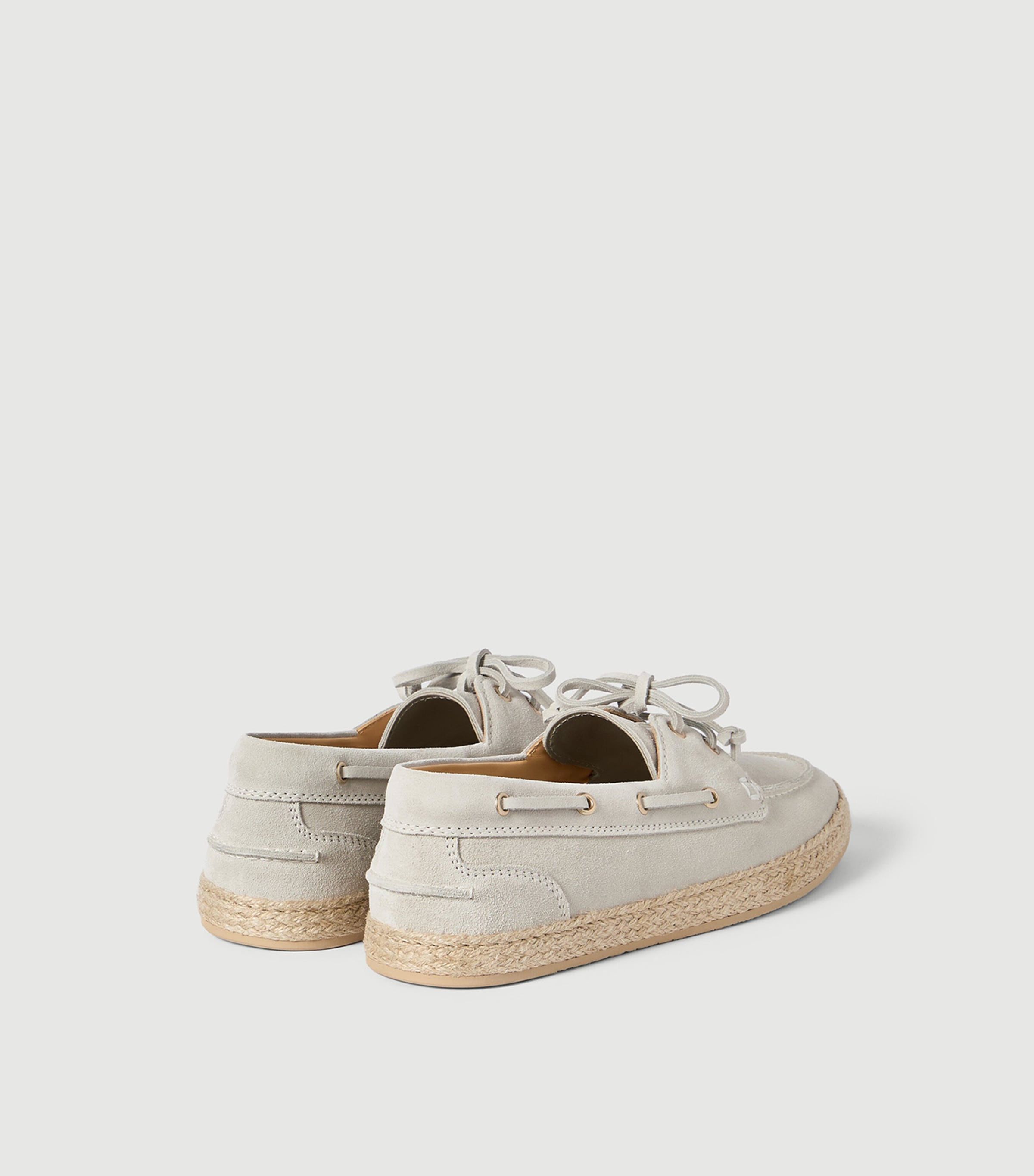 Brunello Cucinelli Suede Penny Loafer Espadrilles Image 5