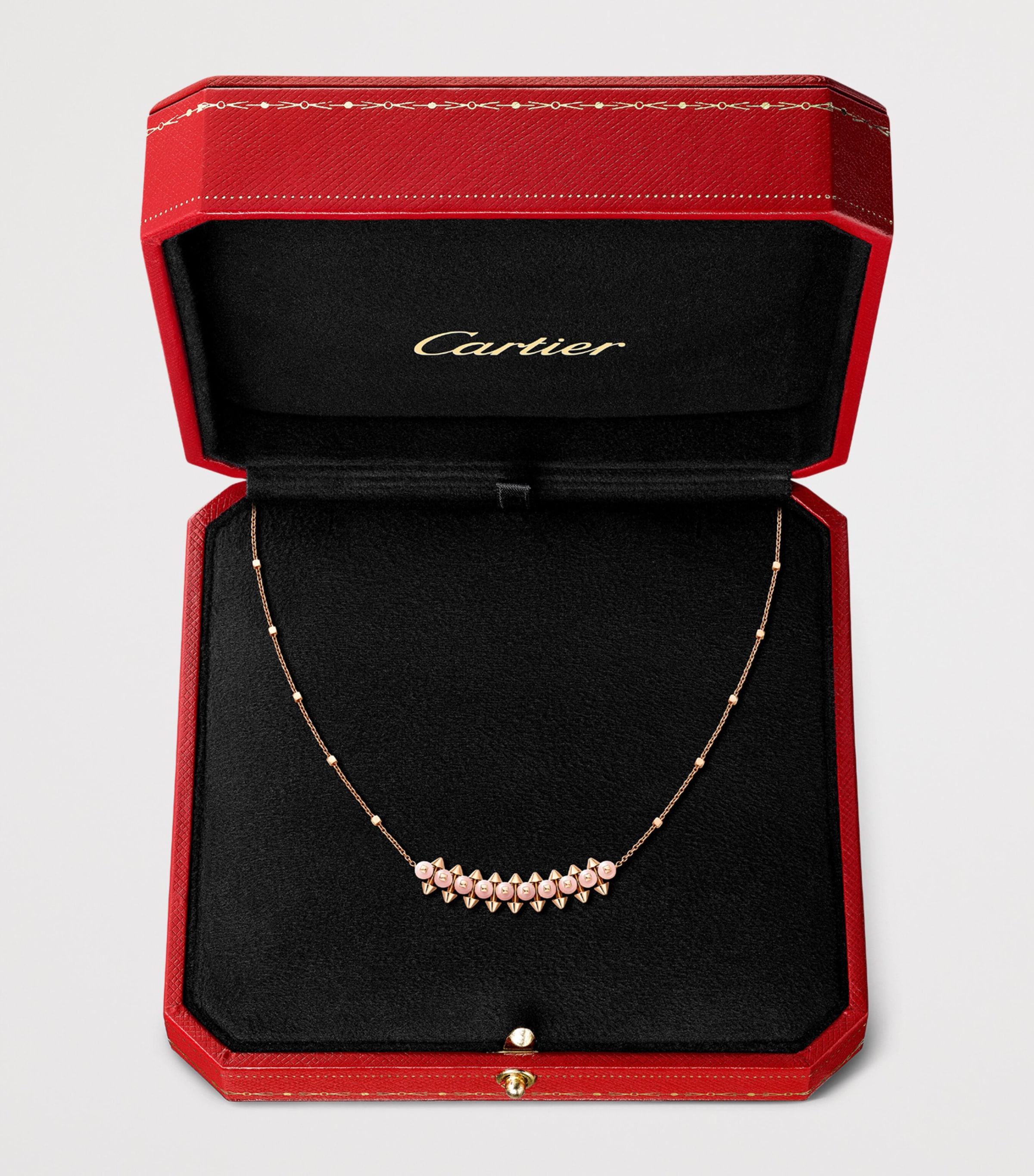 Cartier Rose Gold and Chalcedony Clash de Cartier Pendant Necklace Rose Gold Image 5