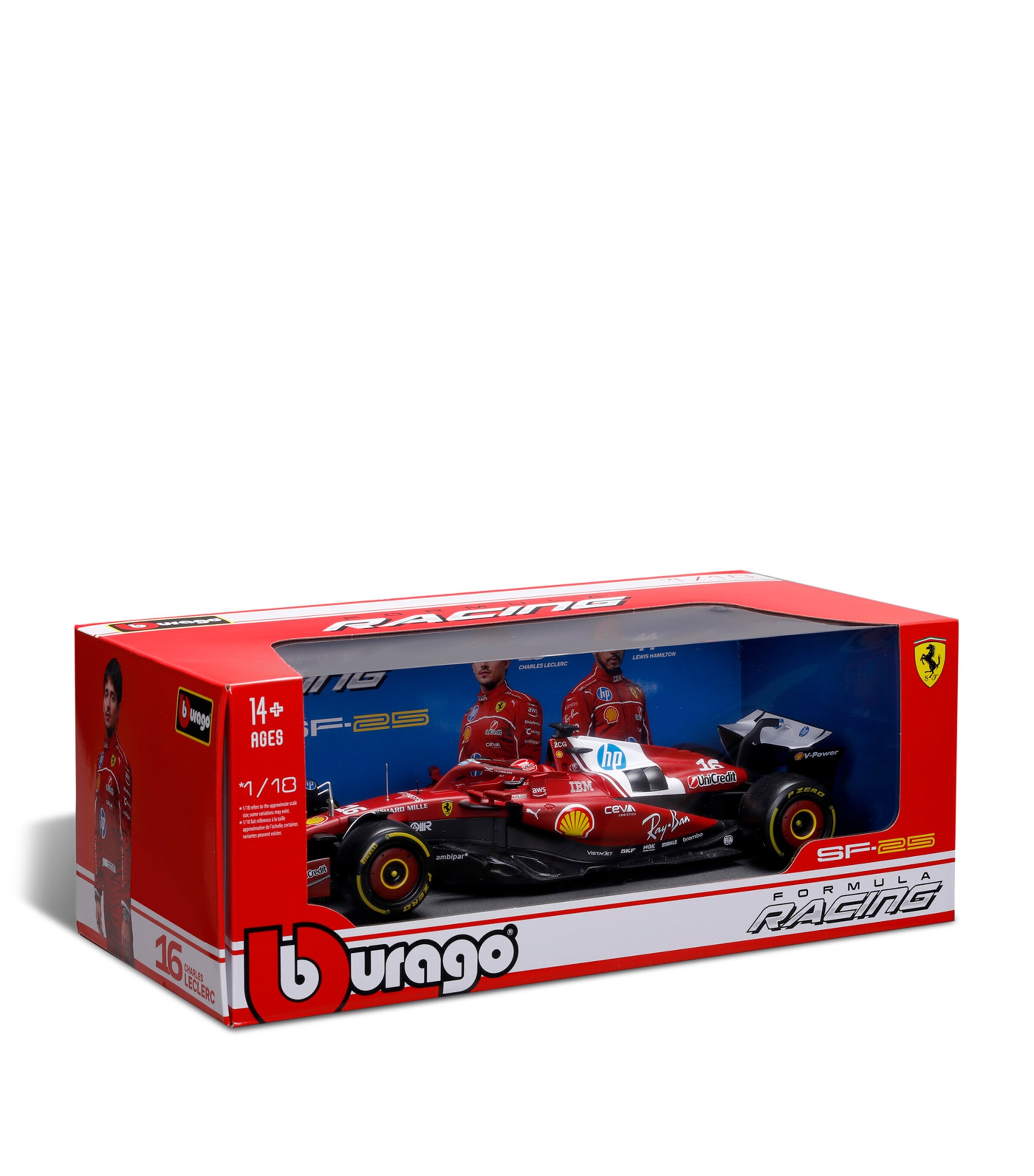 Bburago Ferrari F1 SF-25 Charles Leclerc 2025 1:18 Model Image 5