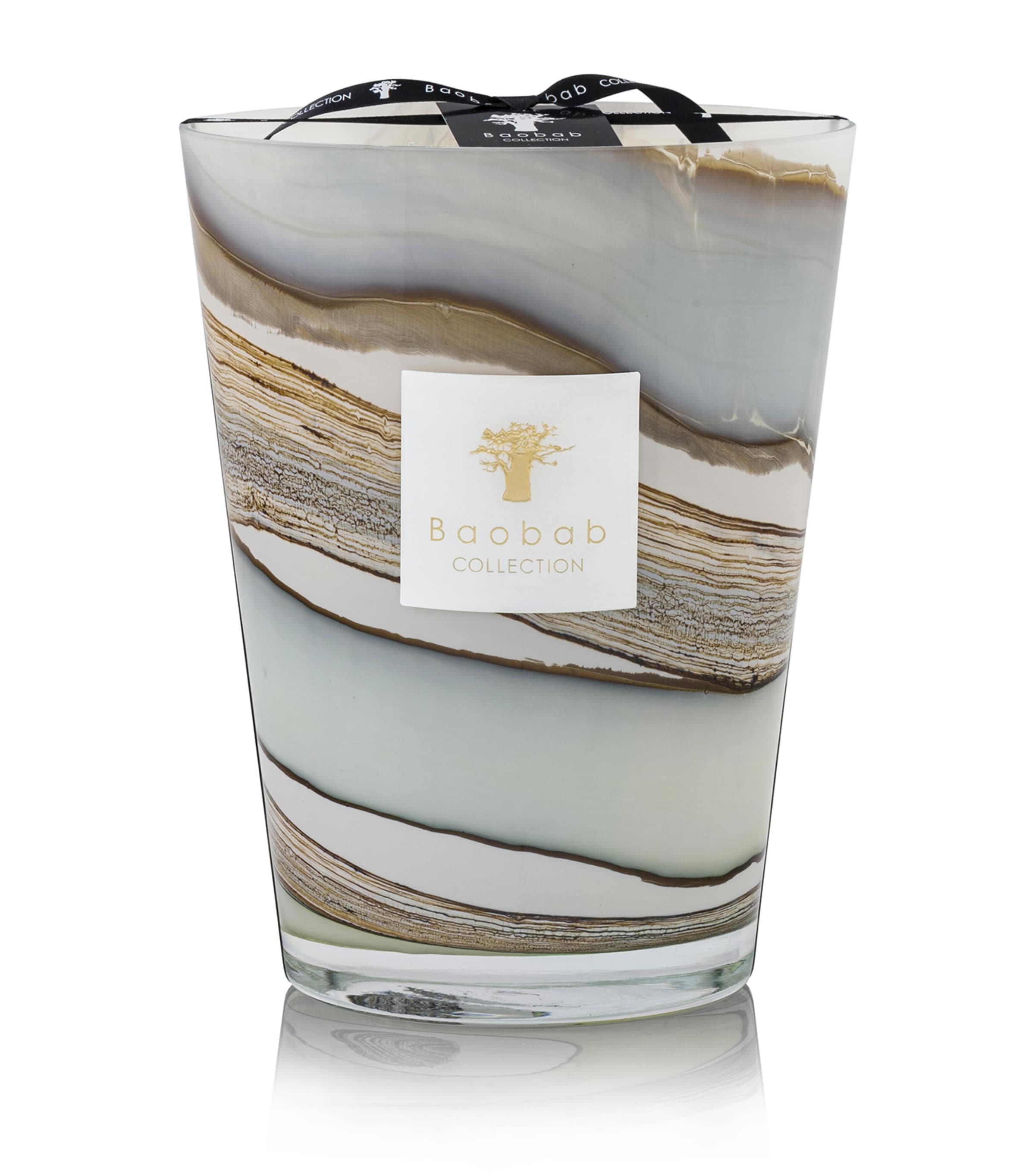 Baobab Collection Sand Sonora Candle In Grey,gold