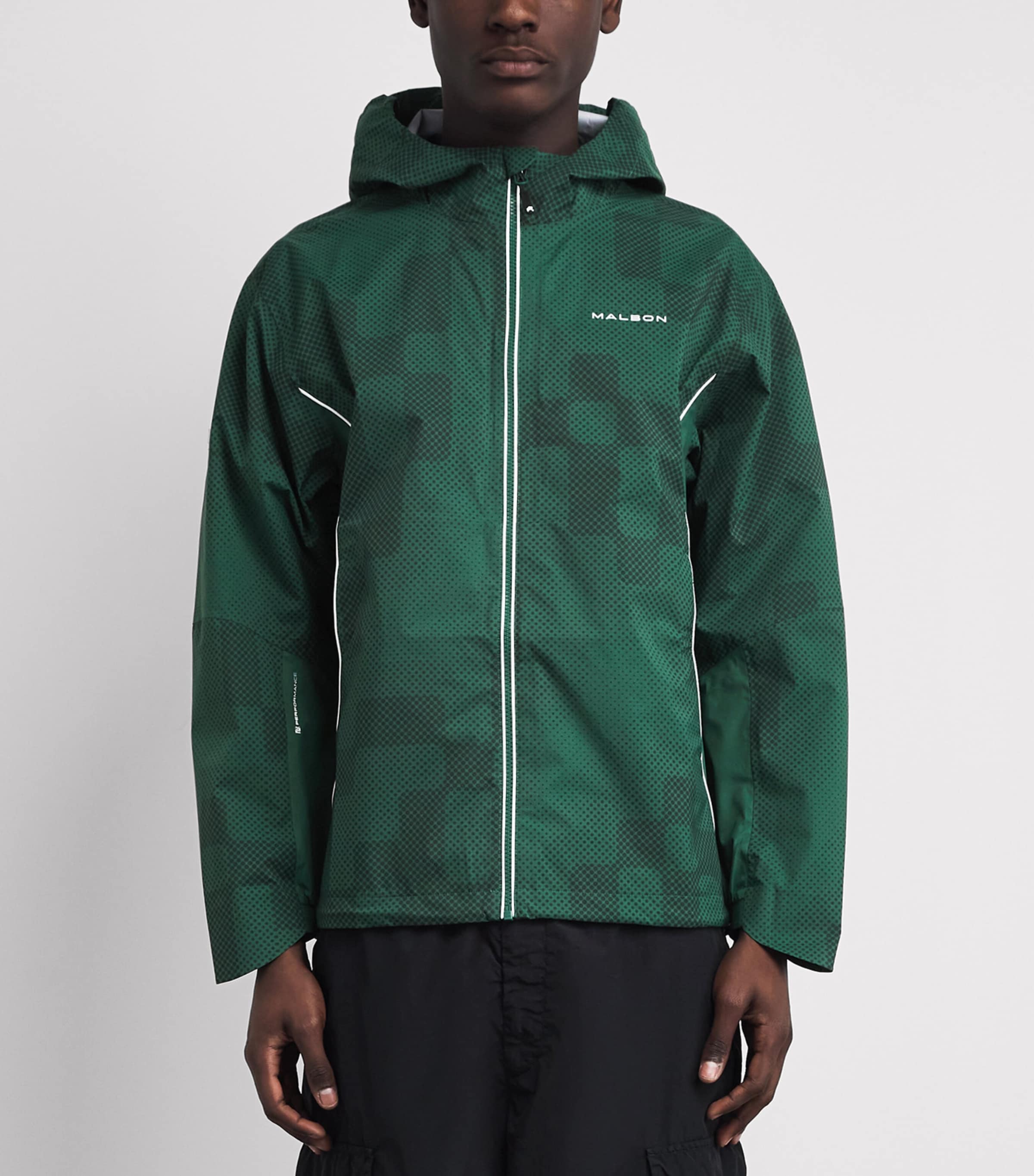 Malbon Mens Printed Performance Rain Jacket Eden Image 4