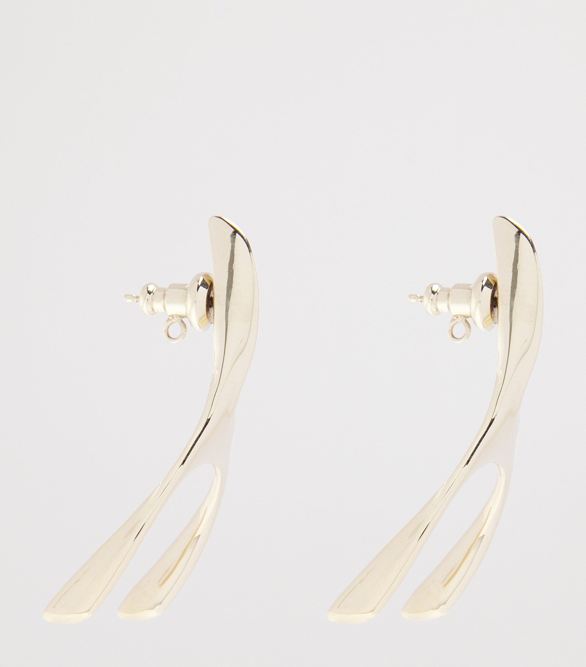 McQueen Embellished Wishbone Earrings Image 5