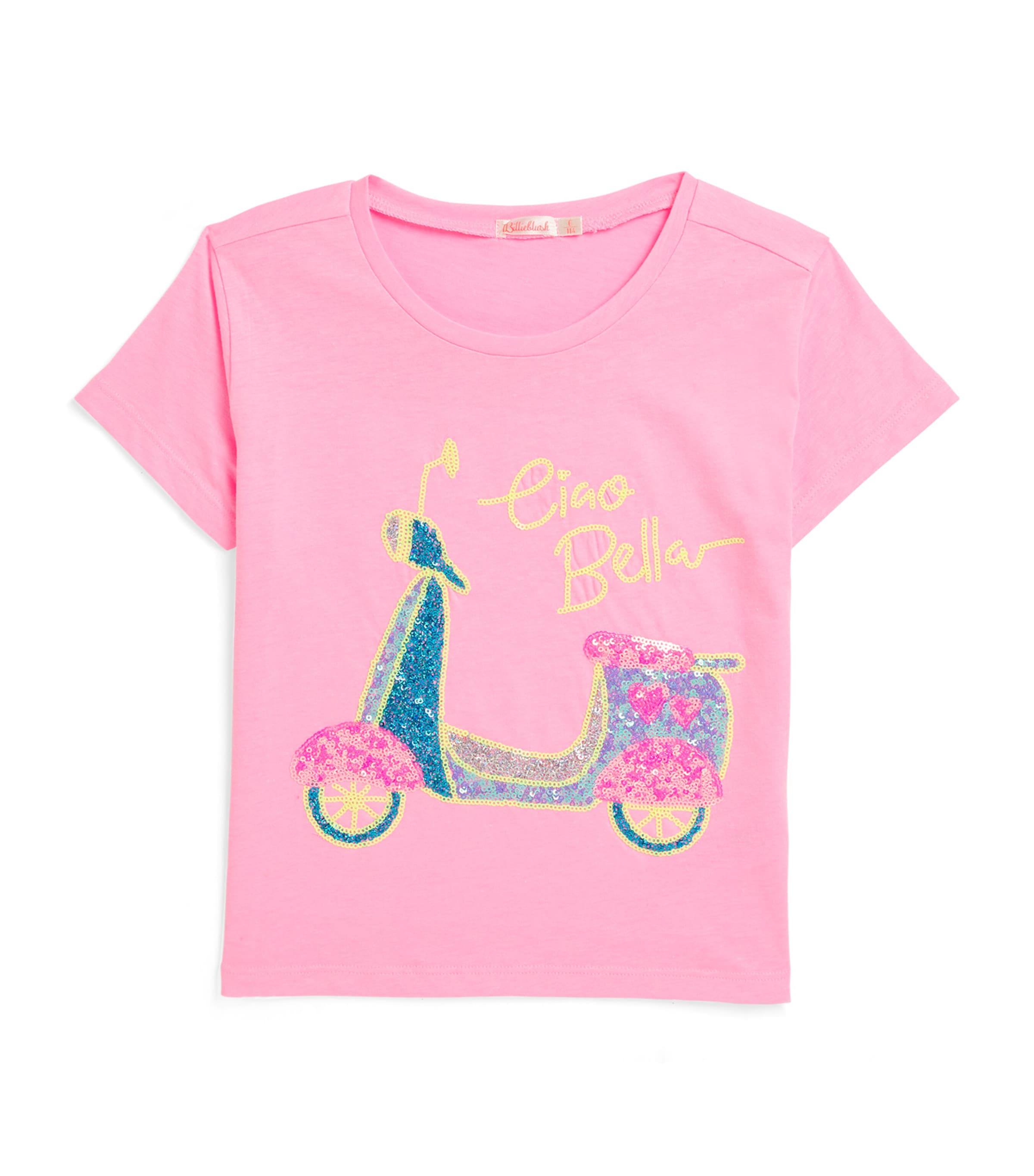 Billieblush Scooter Embellished T-shirt In Pink