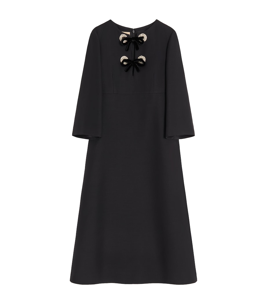 Wool-Silk Maxi Dress NUD Image 1