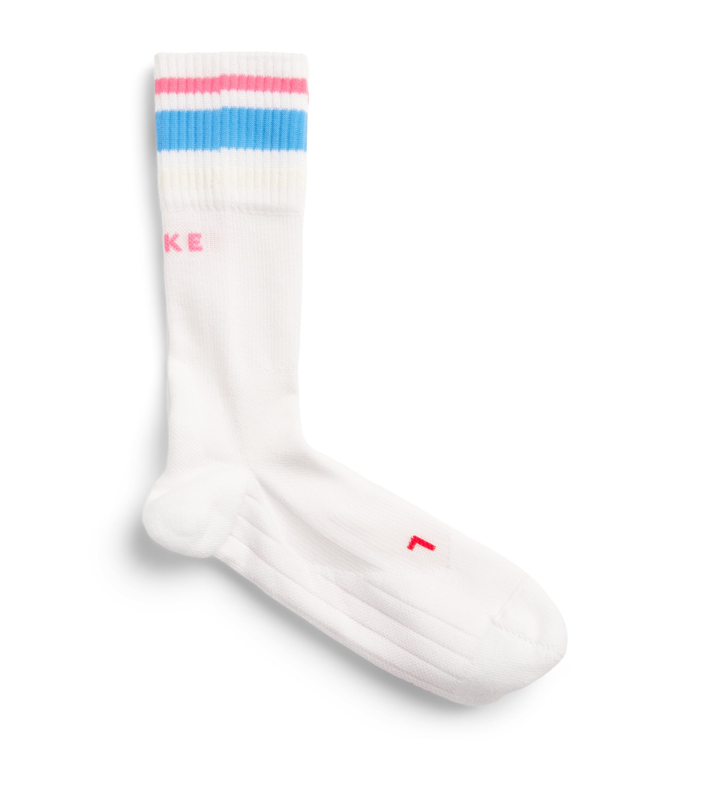 Falke Womens Stripe RU3 Running Socks White Image 1