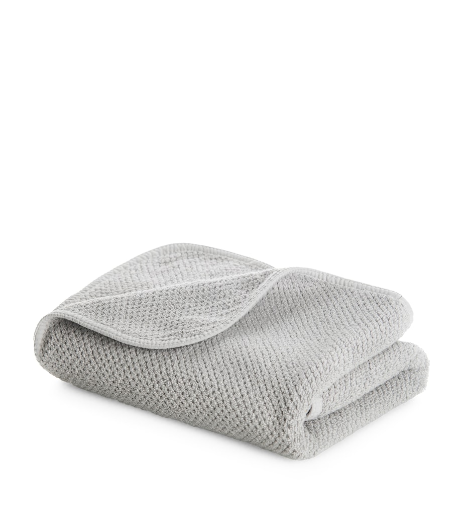 GRACCIOZA Bee Waffle Bath Sheet (90cm x 180cm) Silver Image 3