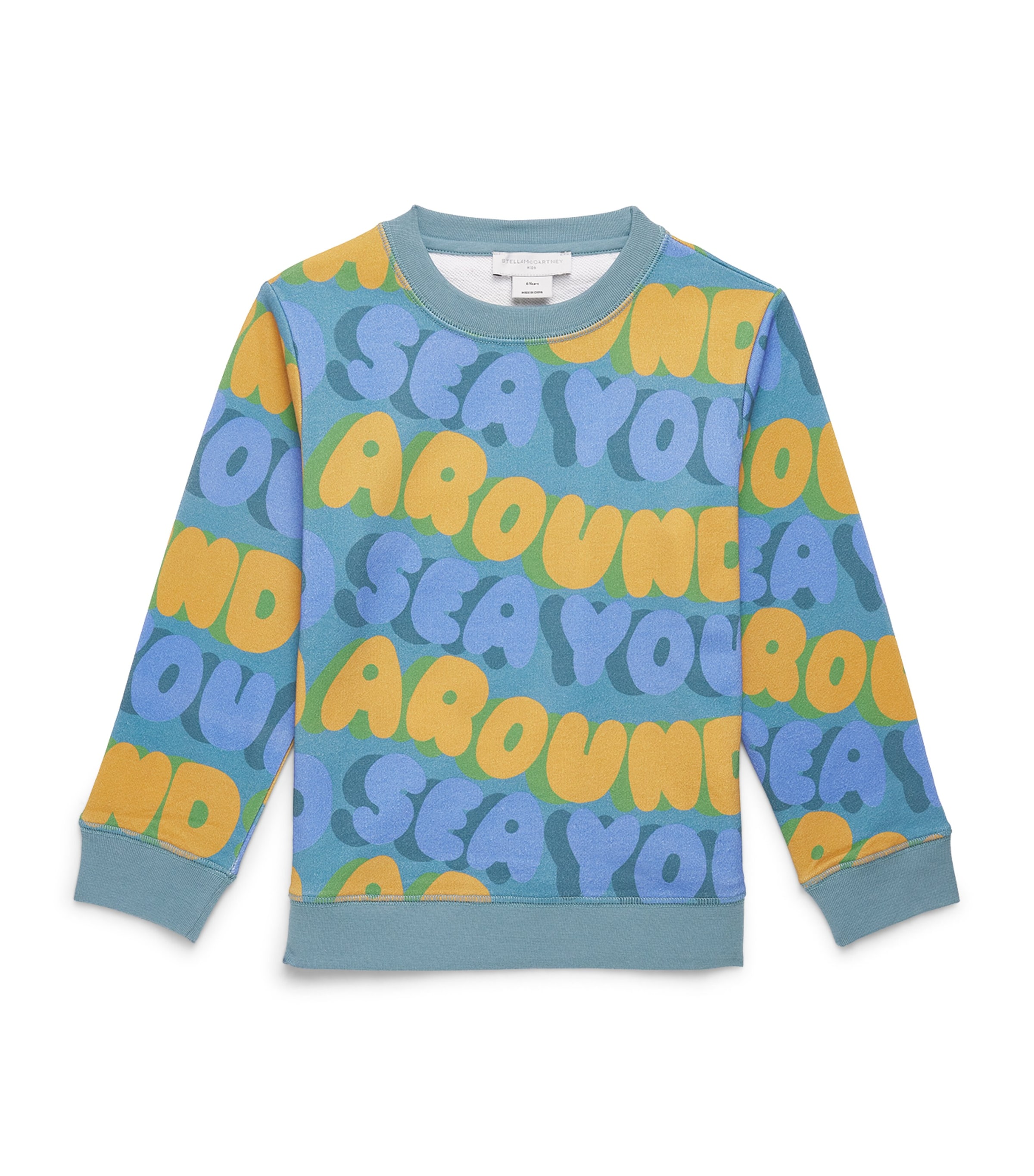 Stella McCartney Kids Slogan Sweatshirt (2-14 Years) Image 1