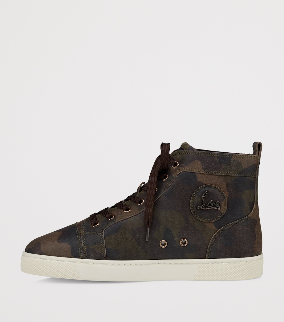 Louis Camouflage High-Top Sneakers E810 Image 3