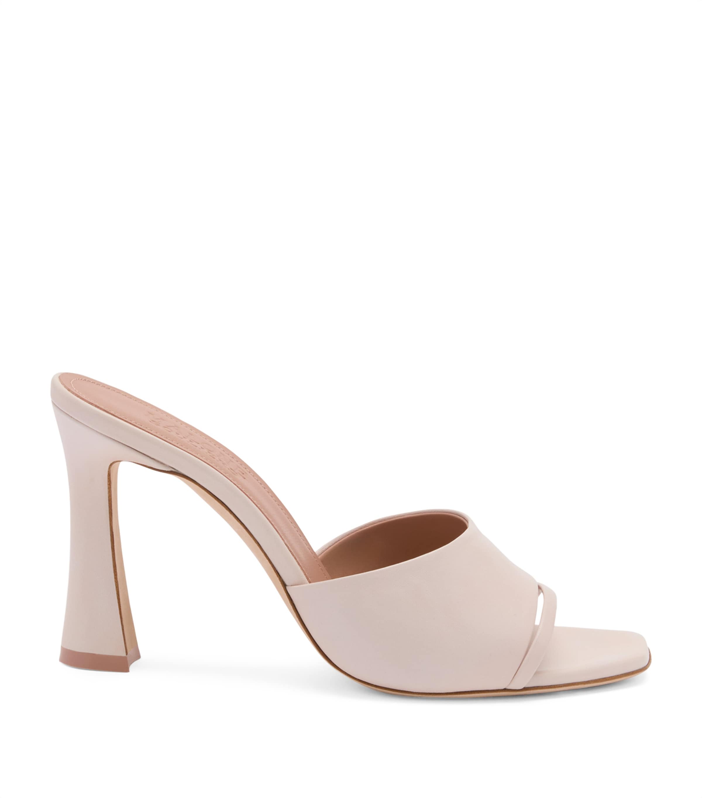 Malone Souliers Leather Roxanne Mules 90 In Pink