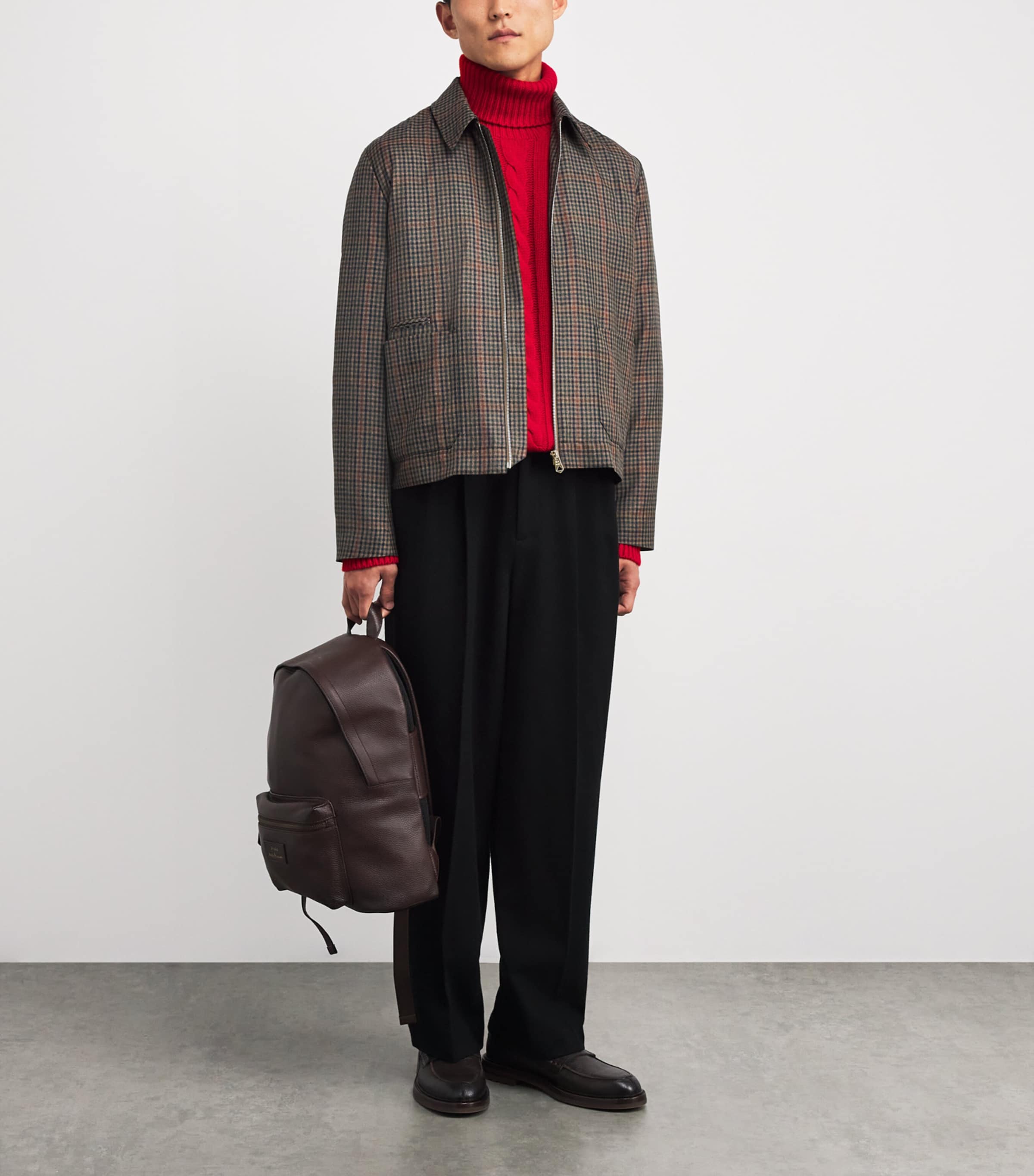 Wool-Cashmere Rollneck Sweater RED Image 2