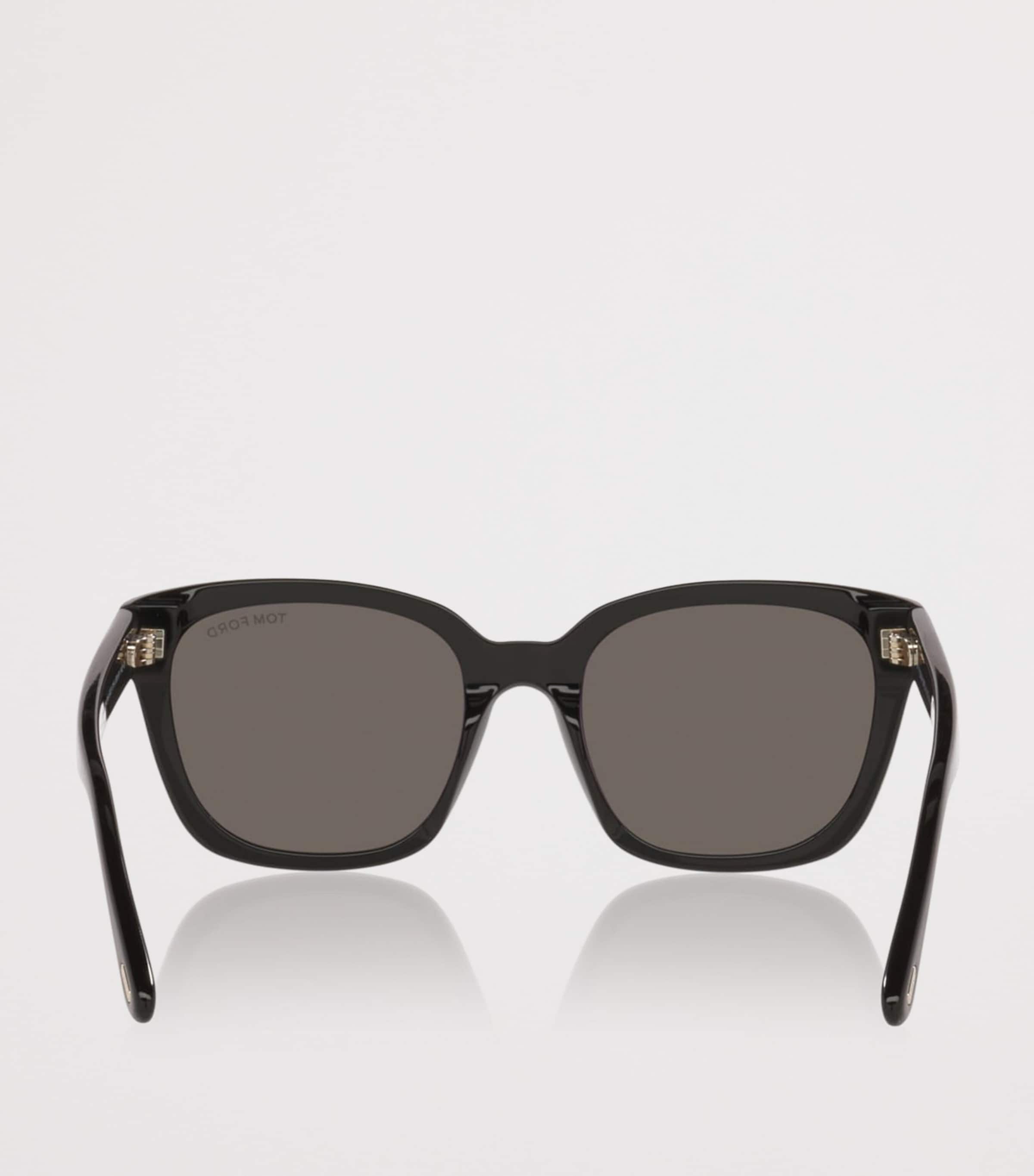 TOM FORD Haylay Square Sunglasses Black Image 4