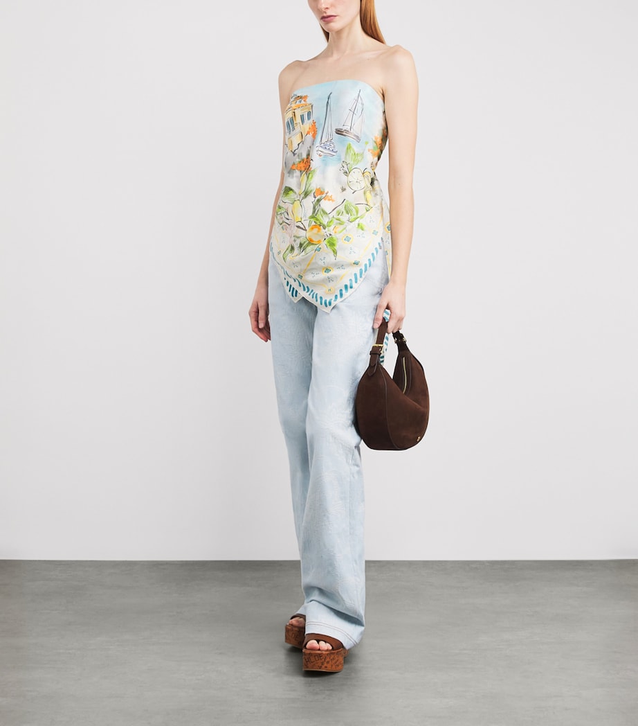 Silk High Summer Scarf YELLOW Image 2